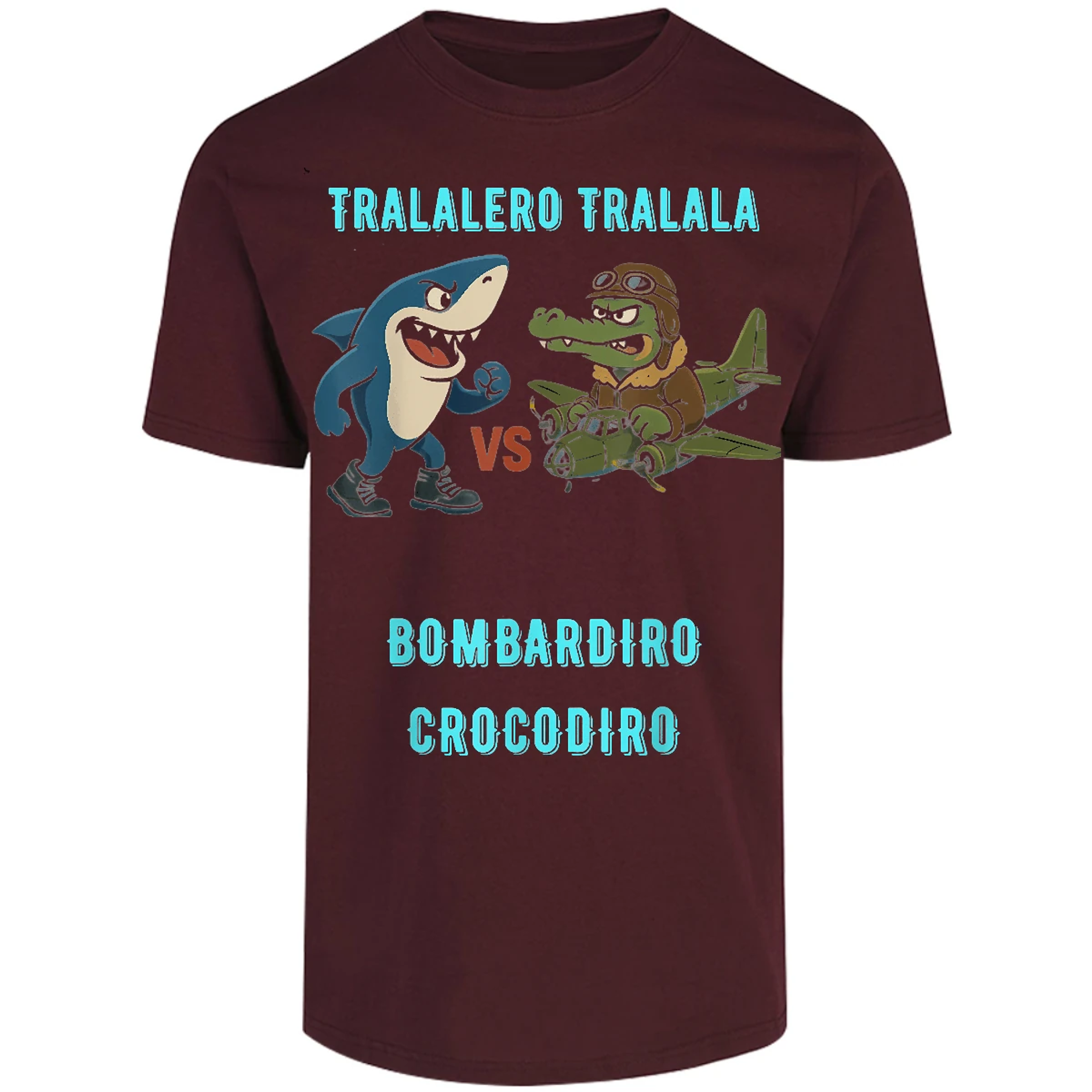 Playera Memes Bombardiro X Tralalero para Adulto 20