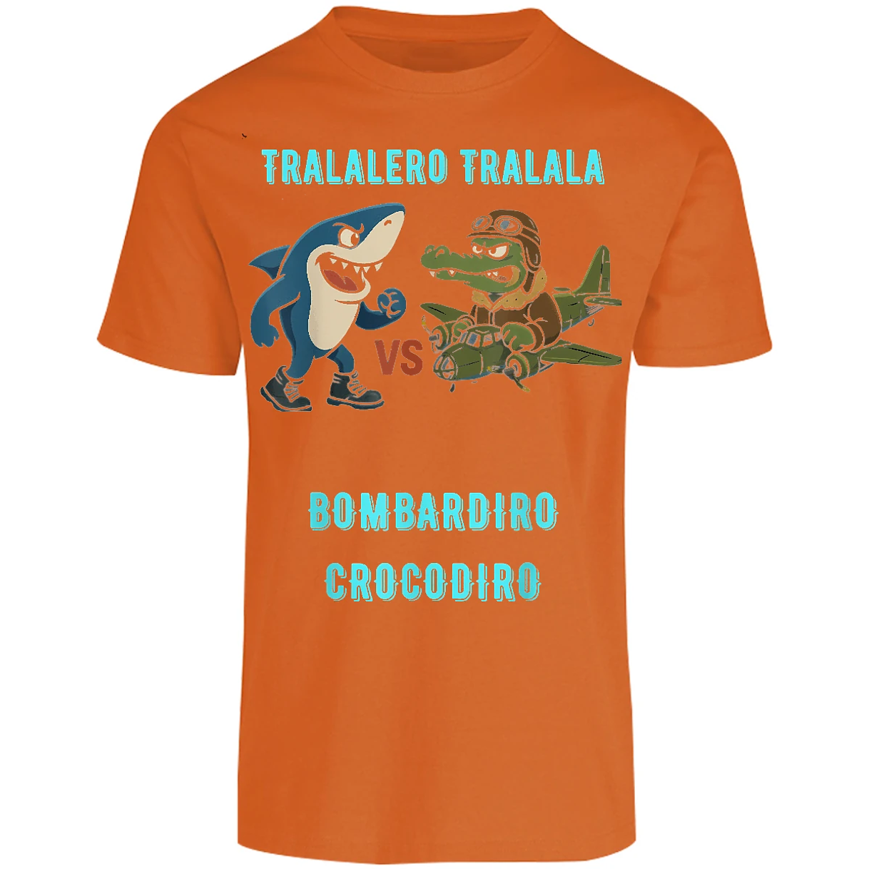 Playera Memes Bombardiro X Tralalero para Adulto 21