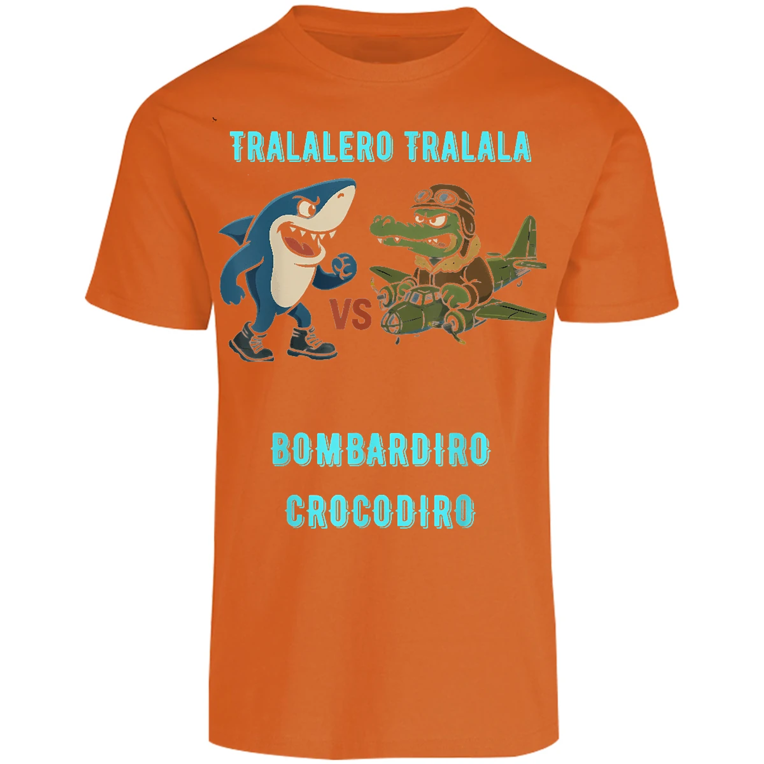 Playera Memes Bombardiro X Tralalero para Adulto 21