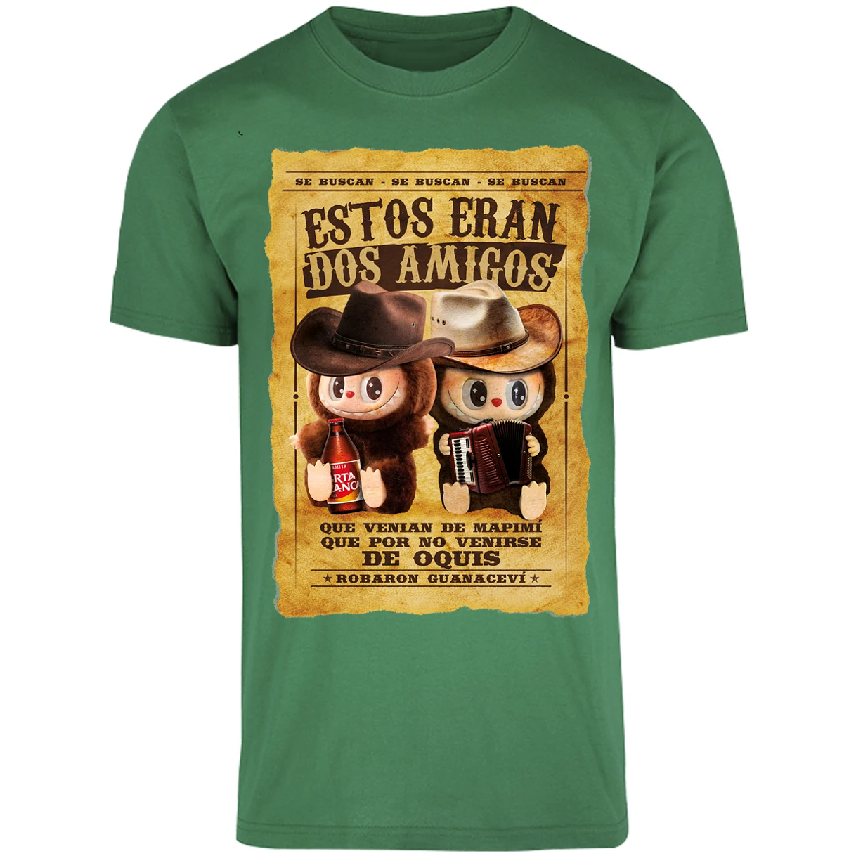 Playera Labubu Labubus Eran 2 Amigos para Adulto 13