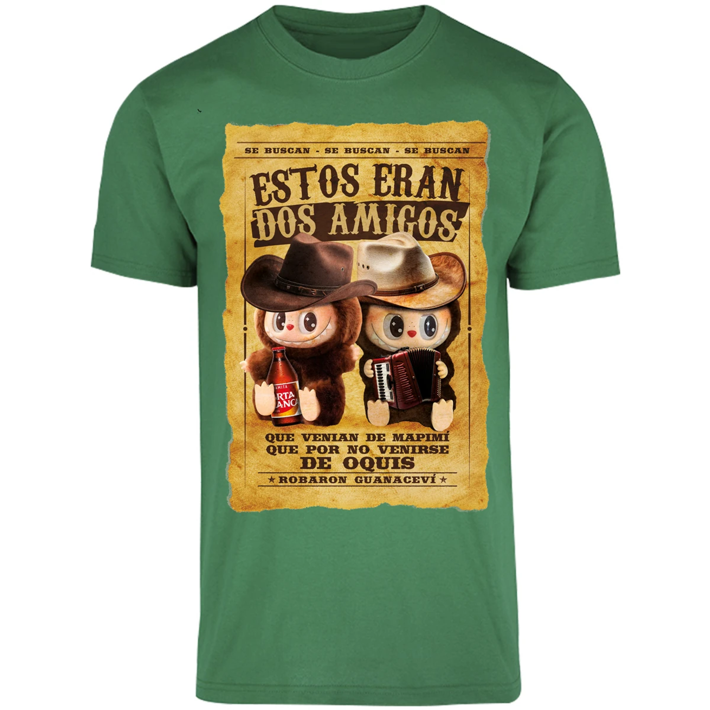 Playera Labubu Labubus Eran 2 Amigos para Adulto 13