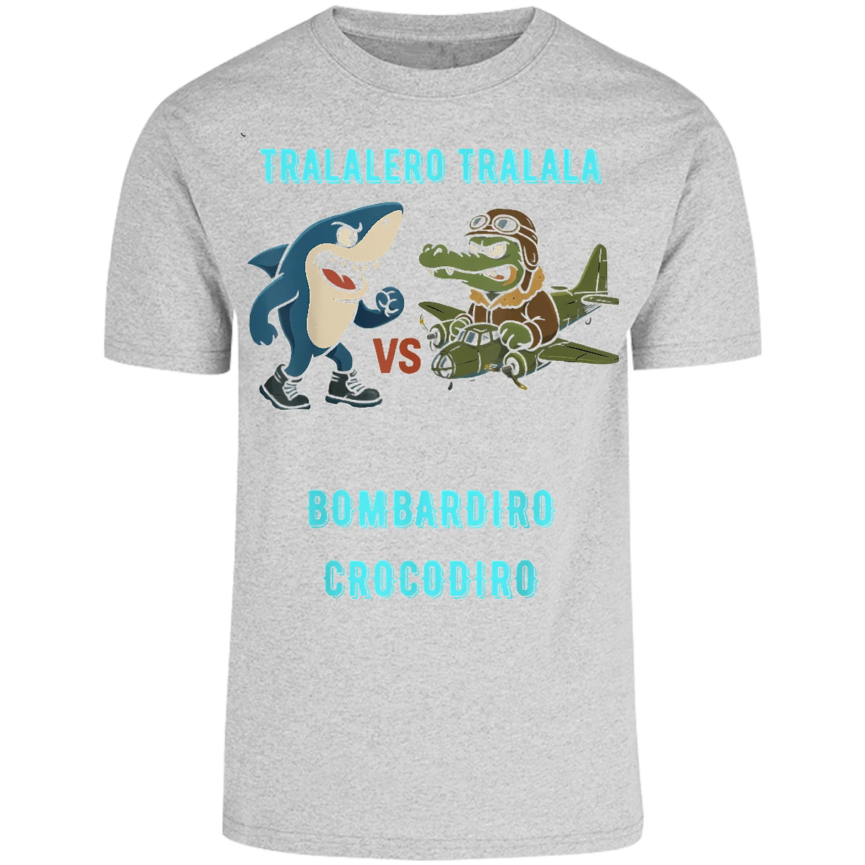 Playera Memes Bombardiro X Tralalero para Adulto 22