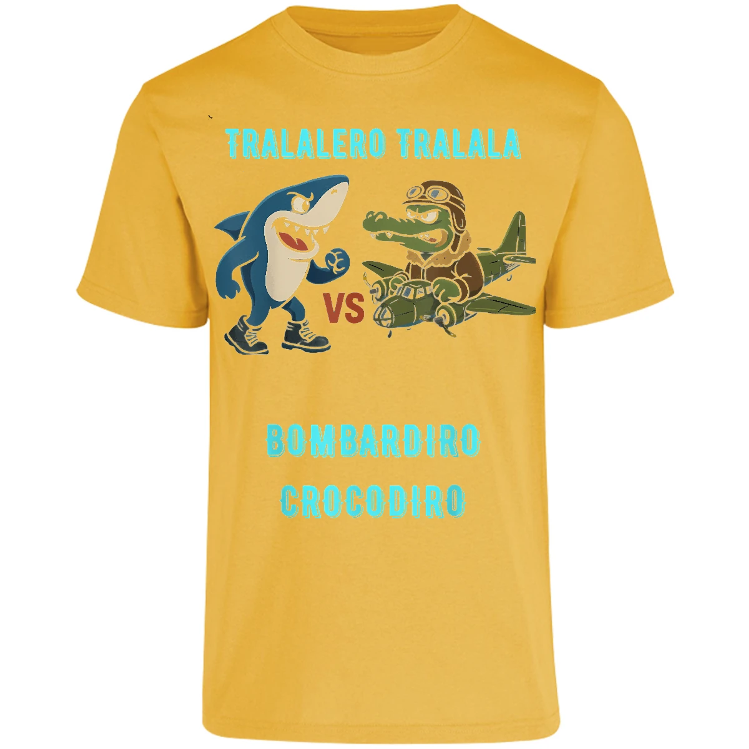 Playera Memes Bombardiro X Tralalero para Adulto 25