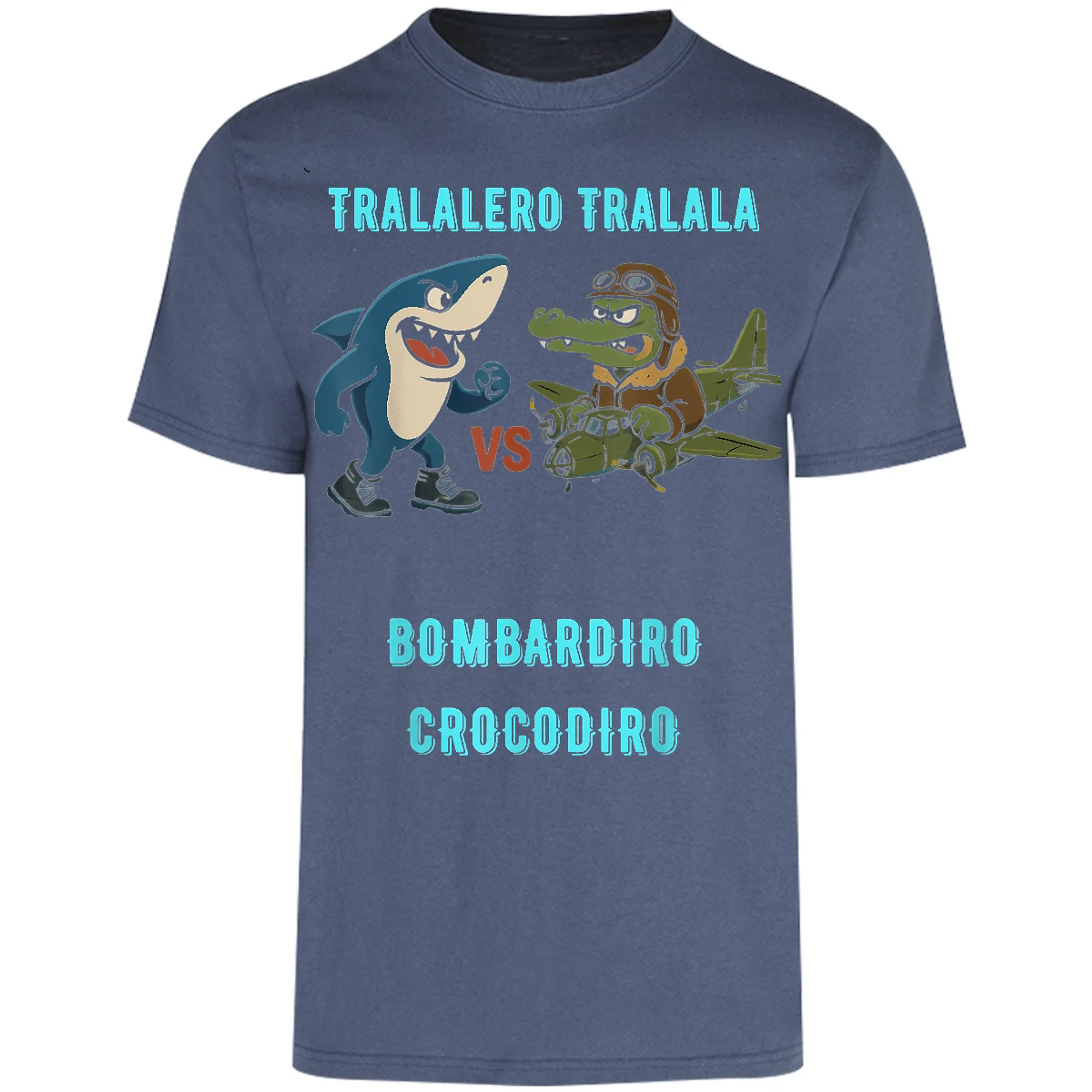 Playera Memes Bombardiro X Tralalero para Adulto 27