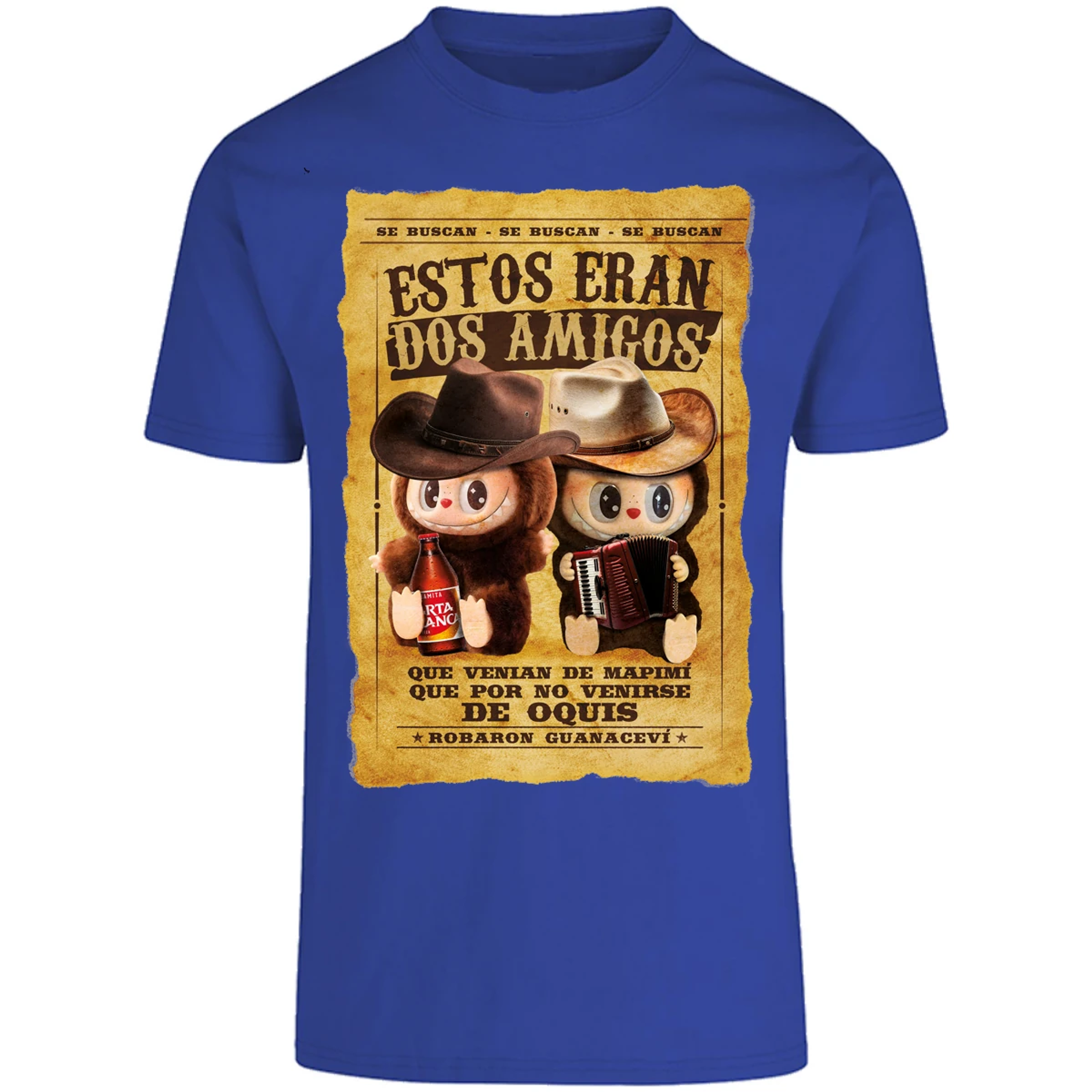 Playera Labubu Labubus Eran 2 Amigos para Adulto 16