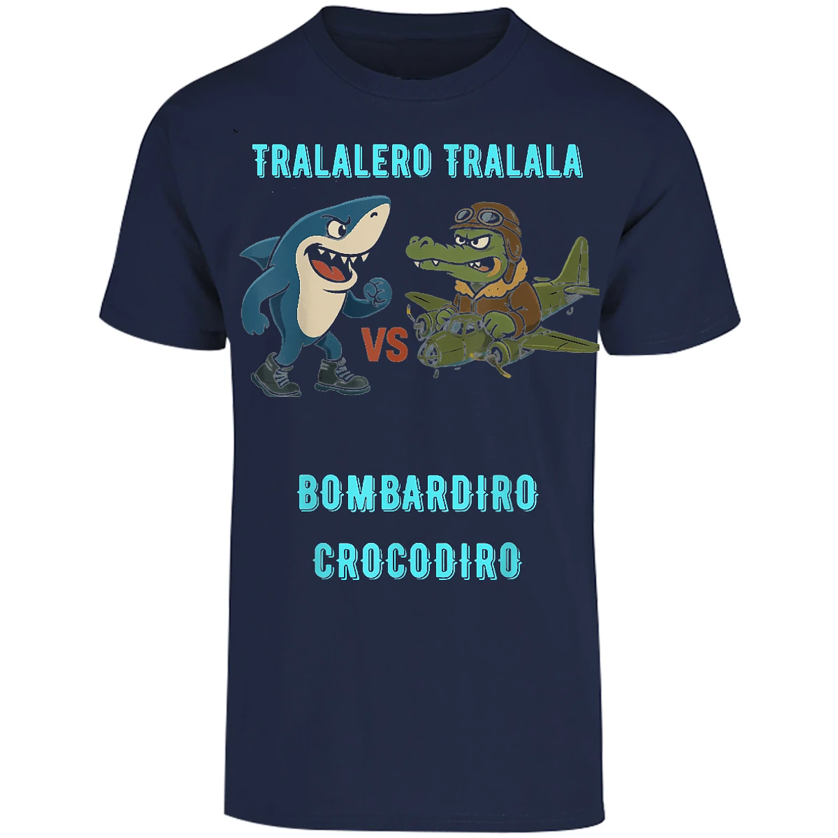 Playera Memes Bombardiro X Tralalero para Adulto 28
