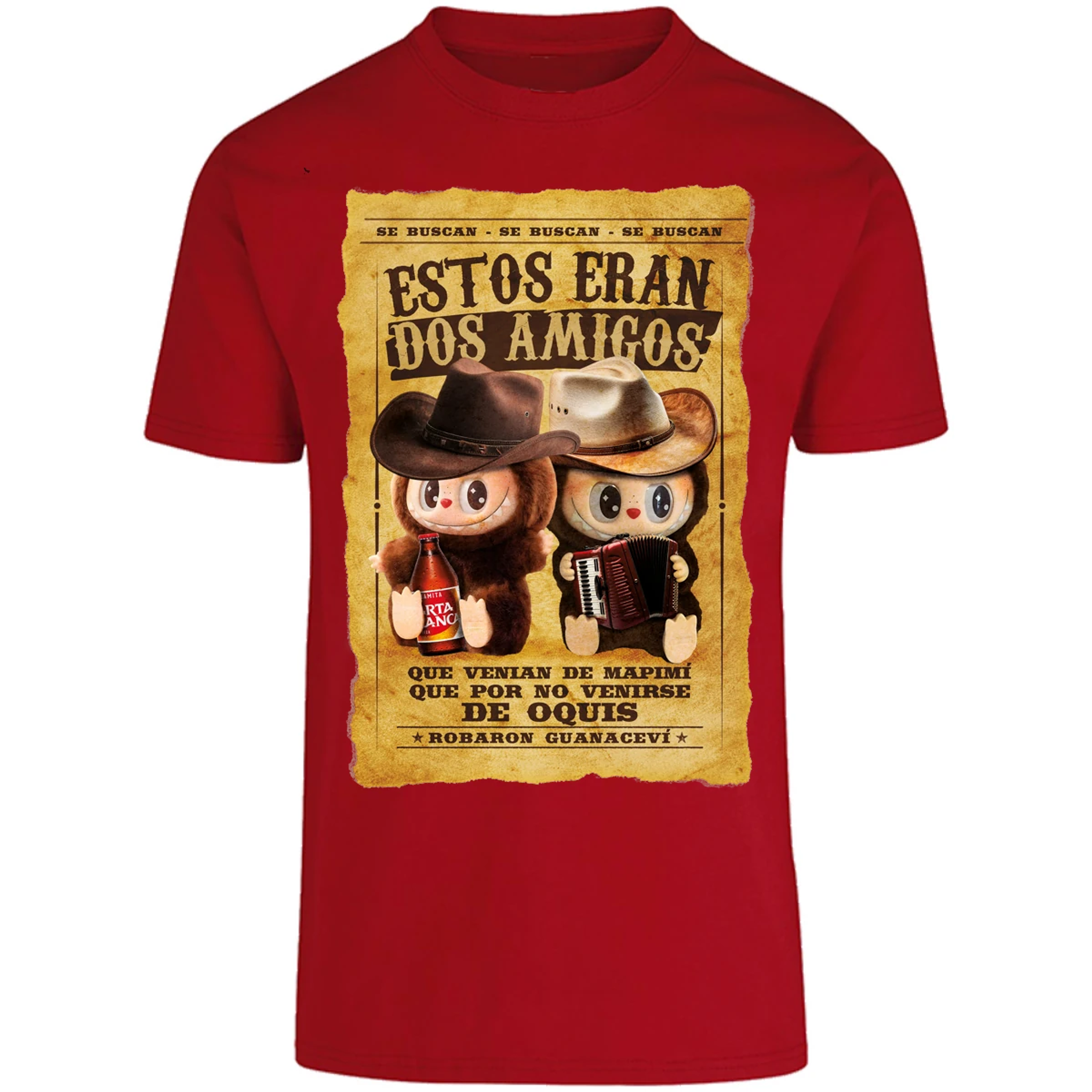 Playera Labubu Labubus Eran 2 Amigos para Adulto 20