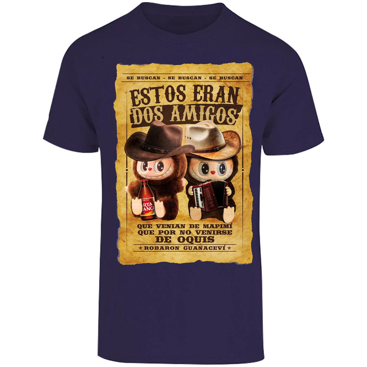 Playera Labubu Labubus Eran 2 Amigos para Adulto 21