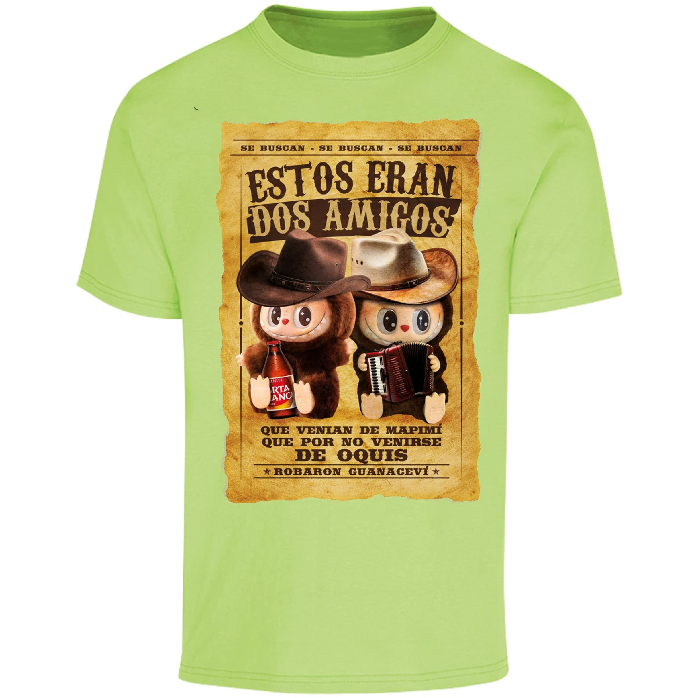 Playera Labubu Labubus Eran 2 Amigos para Adulto 22