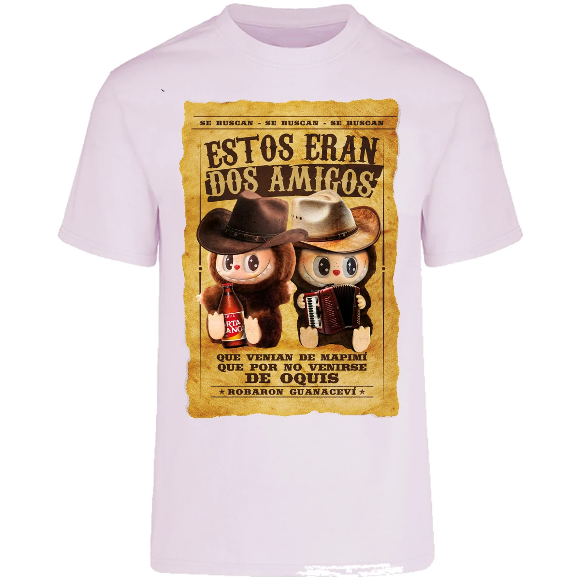 Playera Labubu Labubus Eran 2 Amigos para Adulto 23