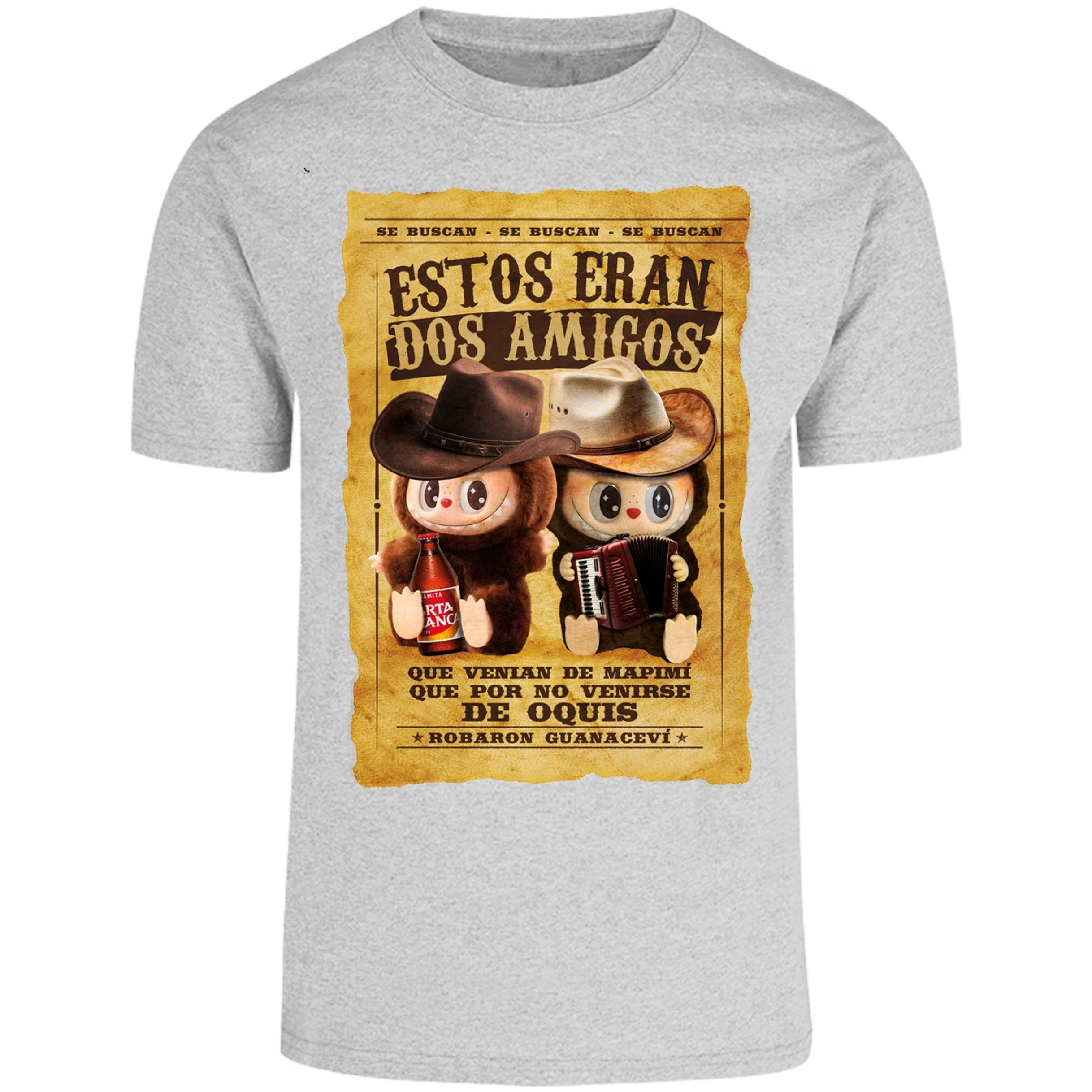 Playera Labubu Labubus Eran 2 Amigos para Adulto 24