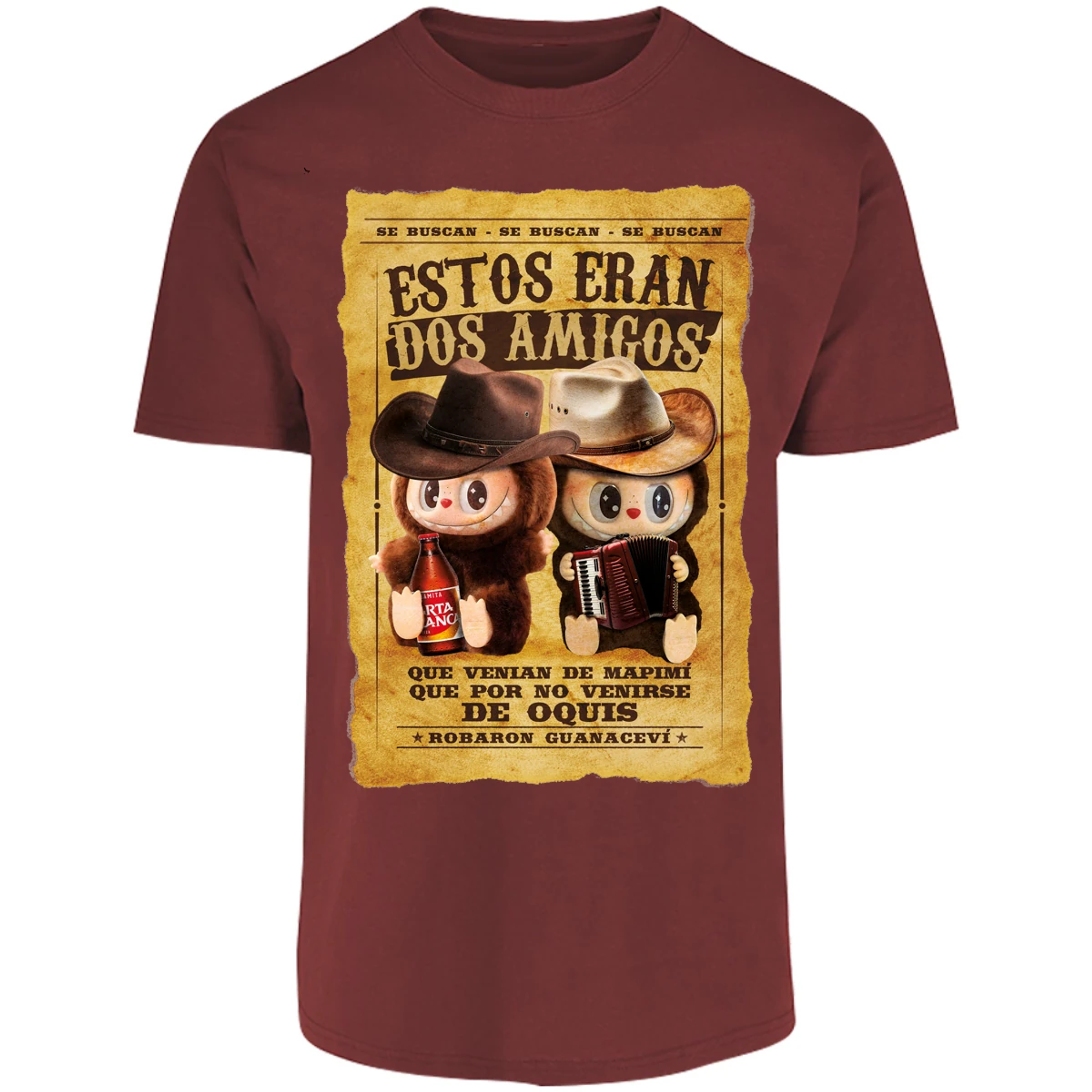 Playera Labubu Labubus Eran 2 Amigos para Adulto 30