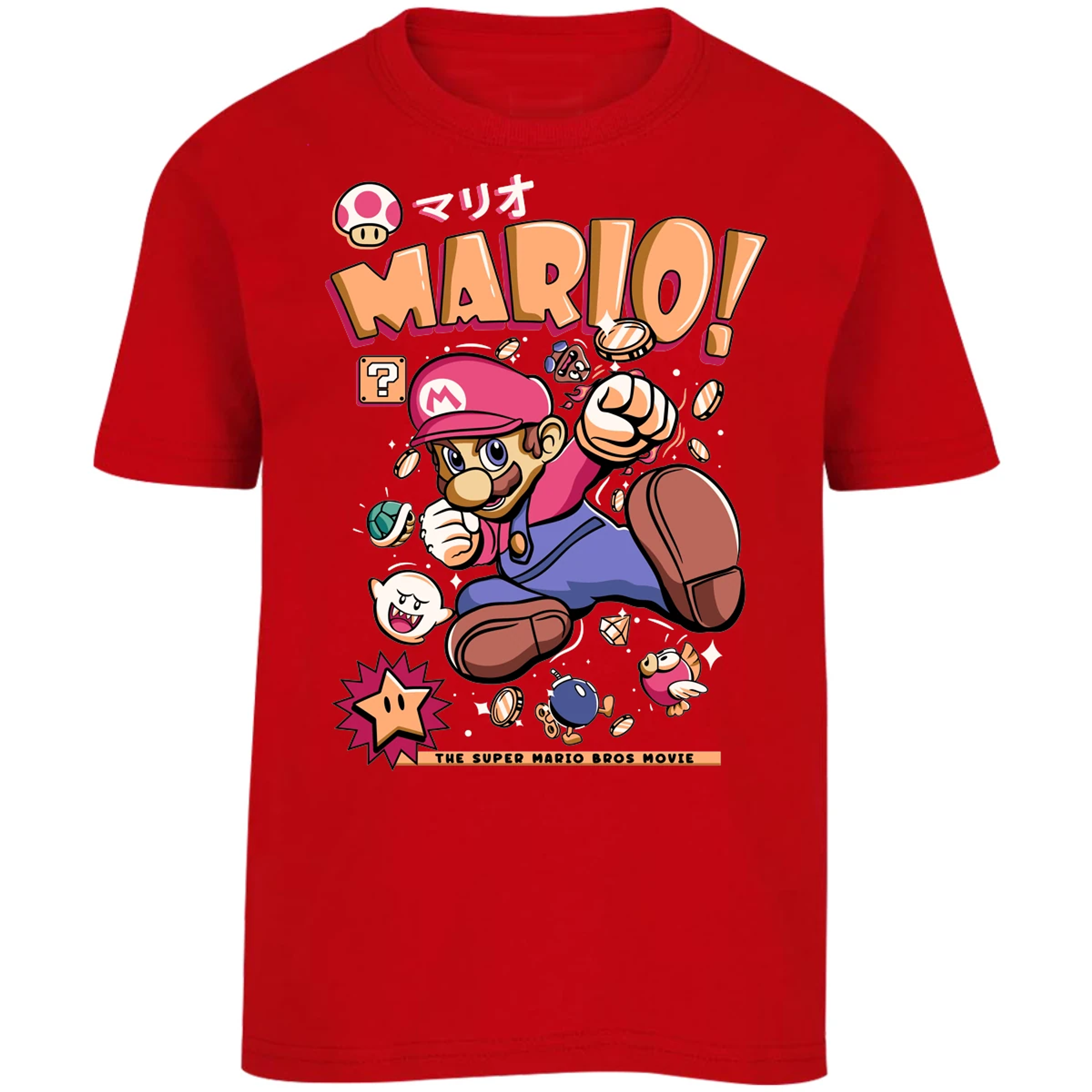 Playera Mario Bros Mario Tee para Niño 5