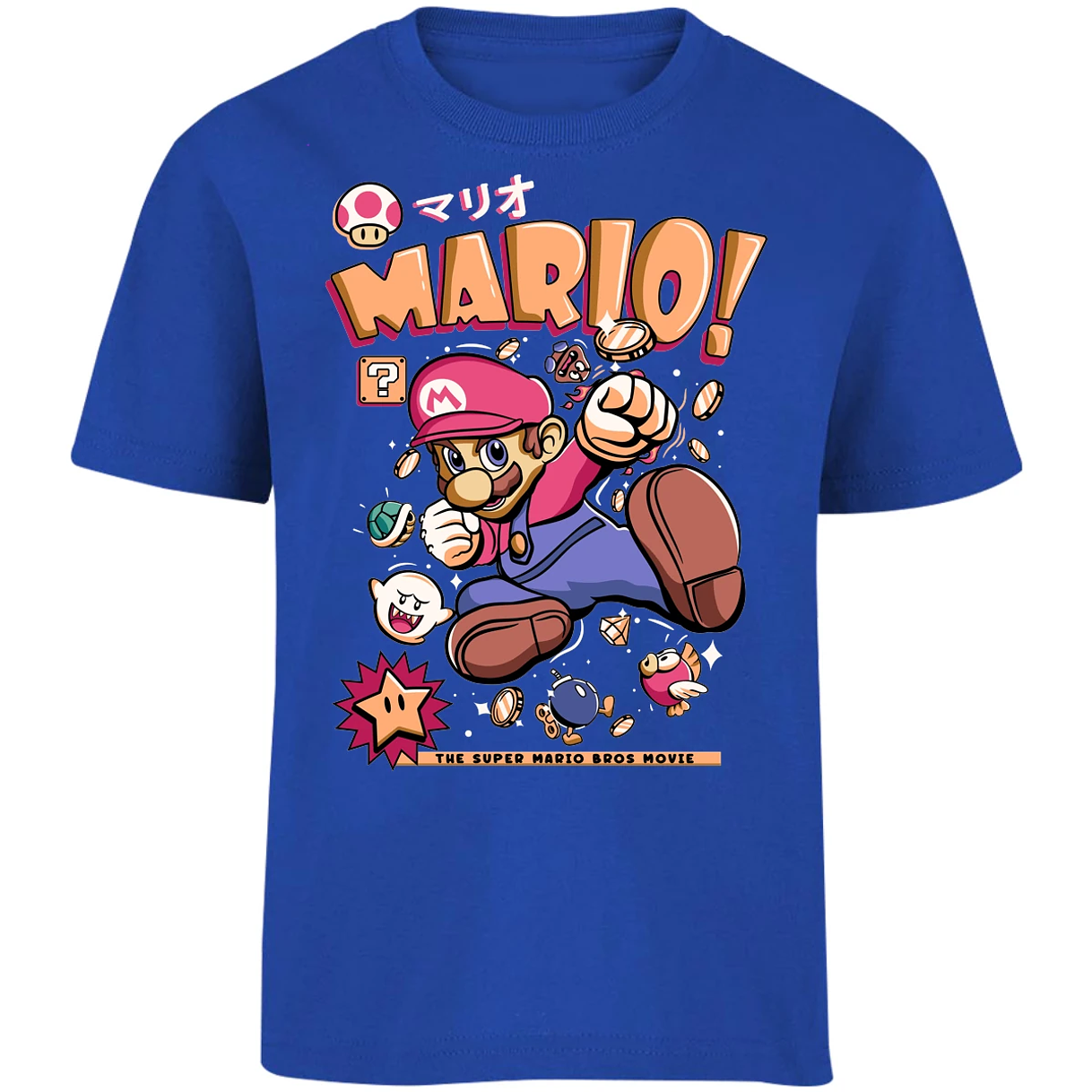 Playera Mario Bros Mario Tee para Niño 7