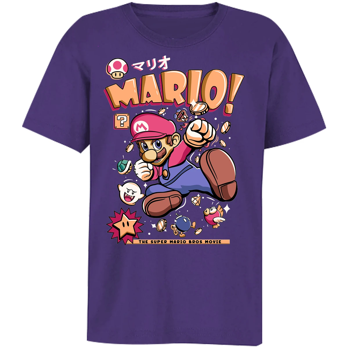 Playera Mario Bros Mario Tee para Niño 9