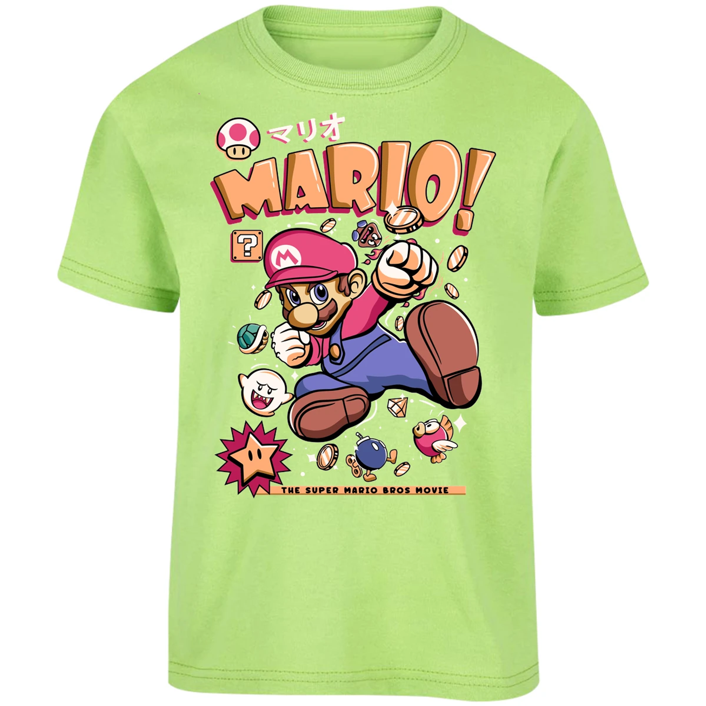 Playera Mario Bros Mario Tee para Niño 11