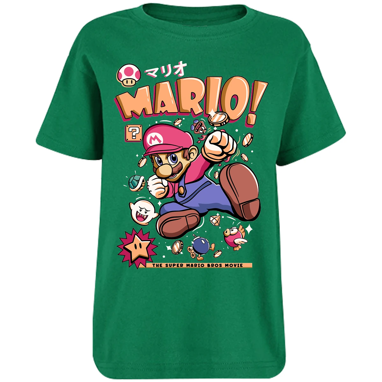 Playera Mario Bros Mario Tee para Niño 13