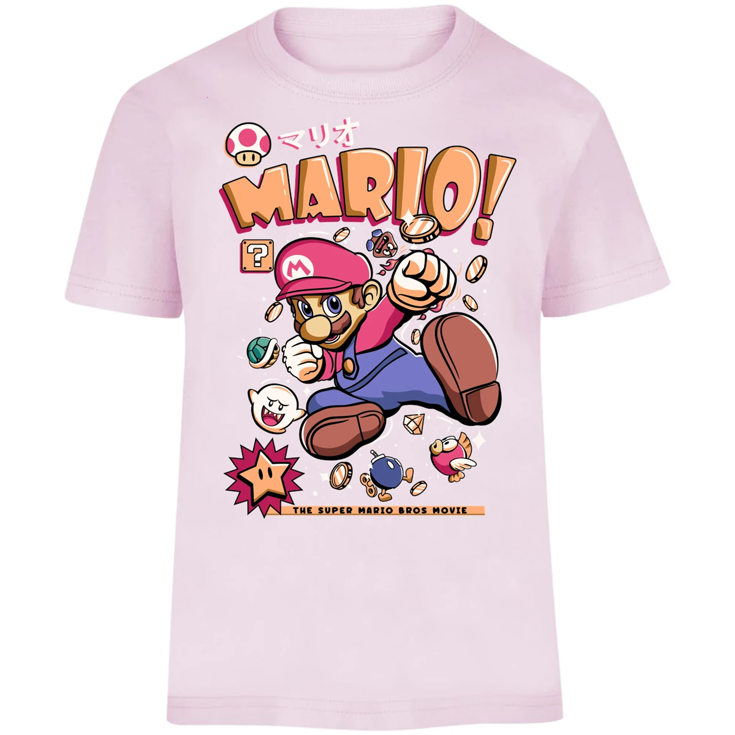 Playera Mario Bros Mario Tee para Niño 14