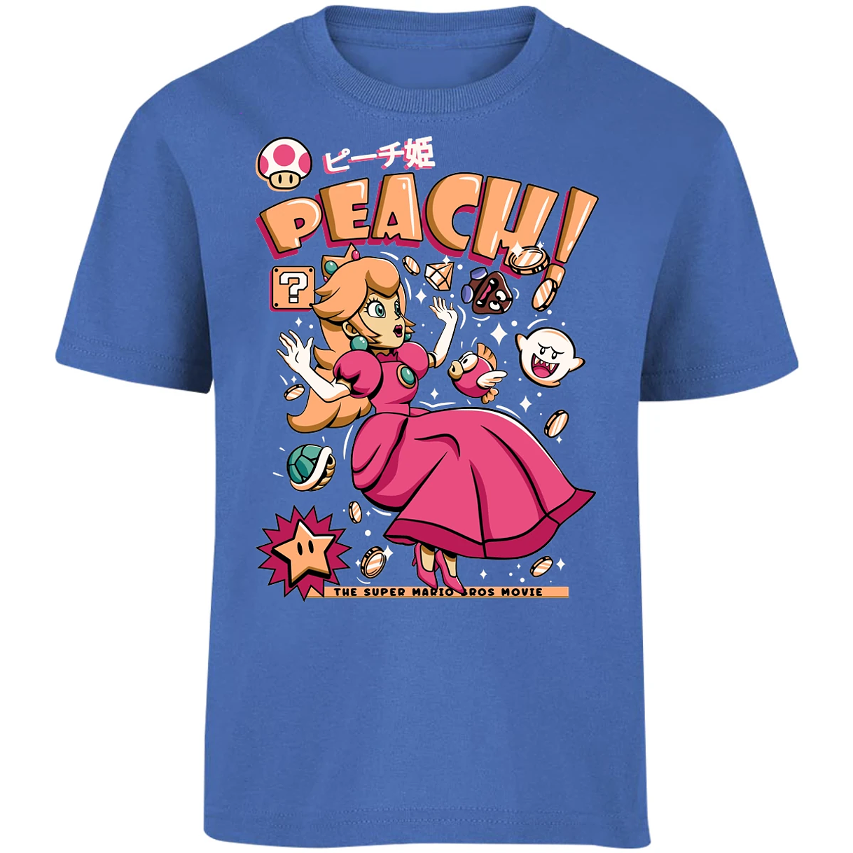 Playera Mario Bros Peach Tee para Niño 3
