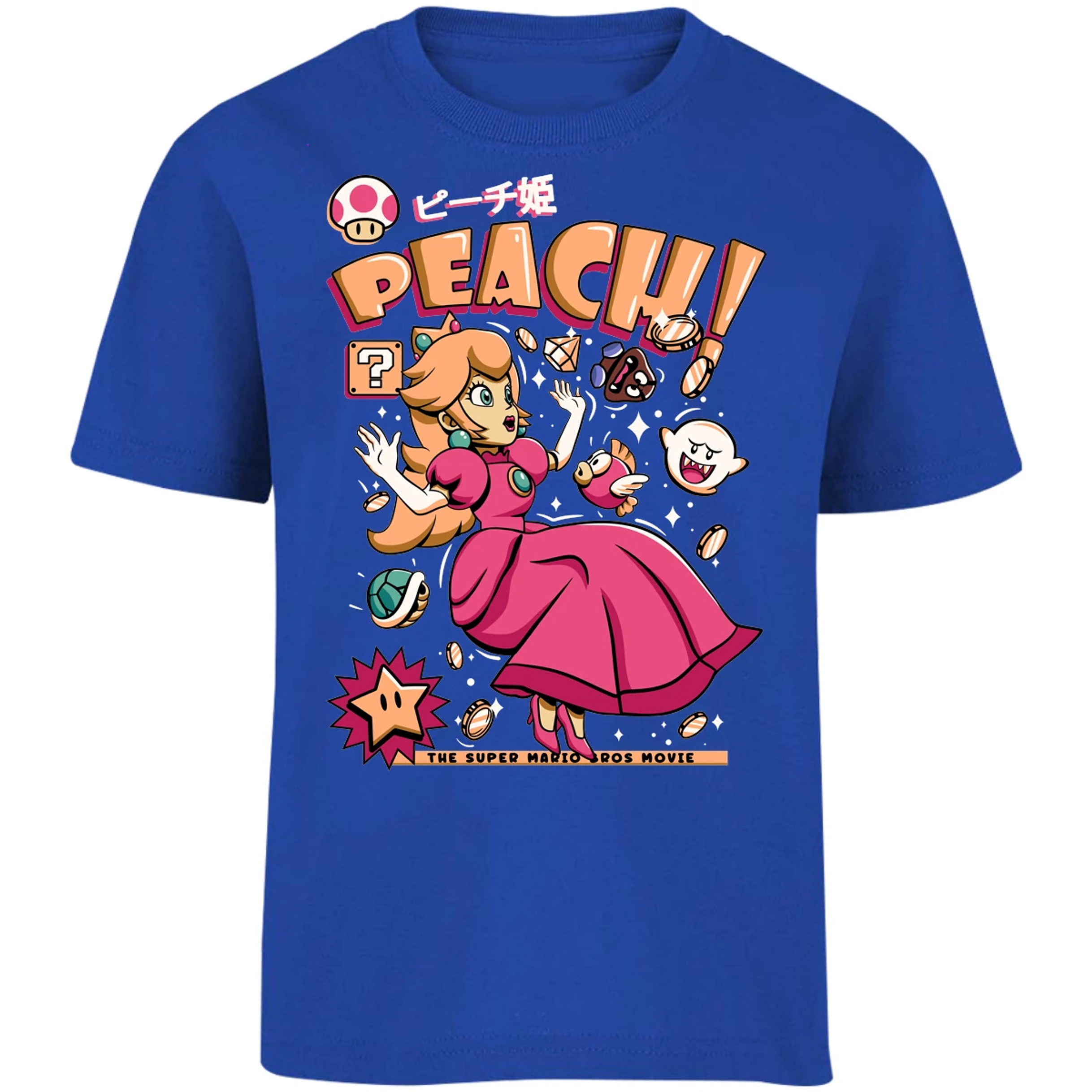 Playera Mario Bros Peach Tee para Niño 15