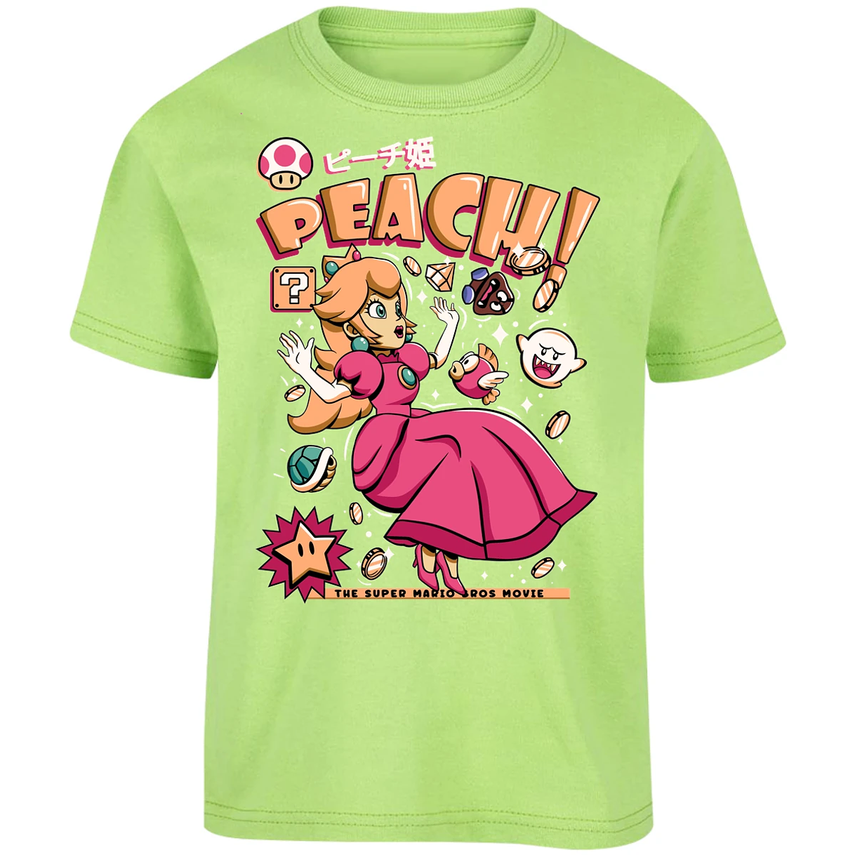Playera Mario Bros Peach Tee para Niño 16