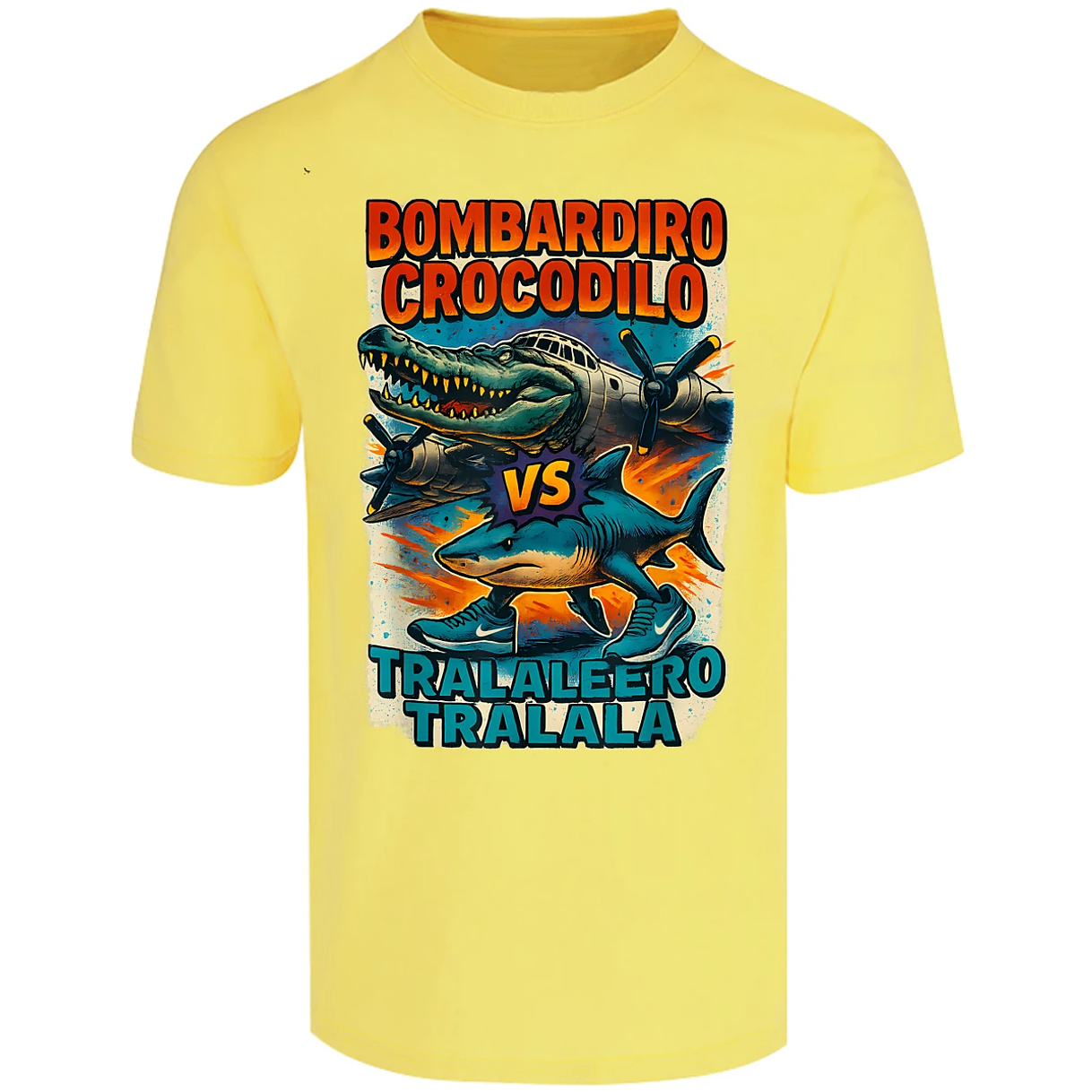 Playera Memes Bombardiro Y Tralalero Tralal para Adulto 26