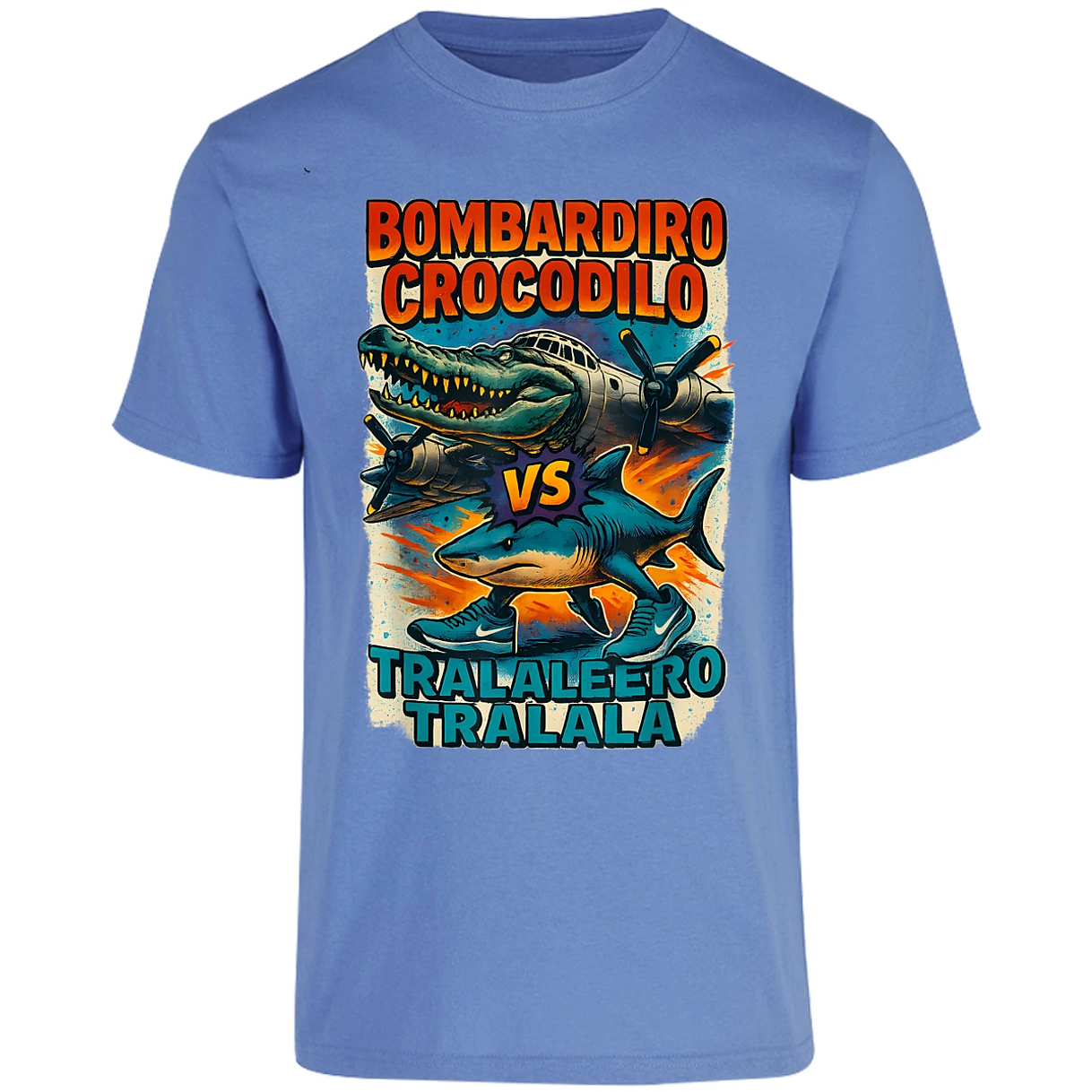 Playera Memes Bombardiro Y Tralalero Tralal para Adulto 9