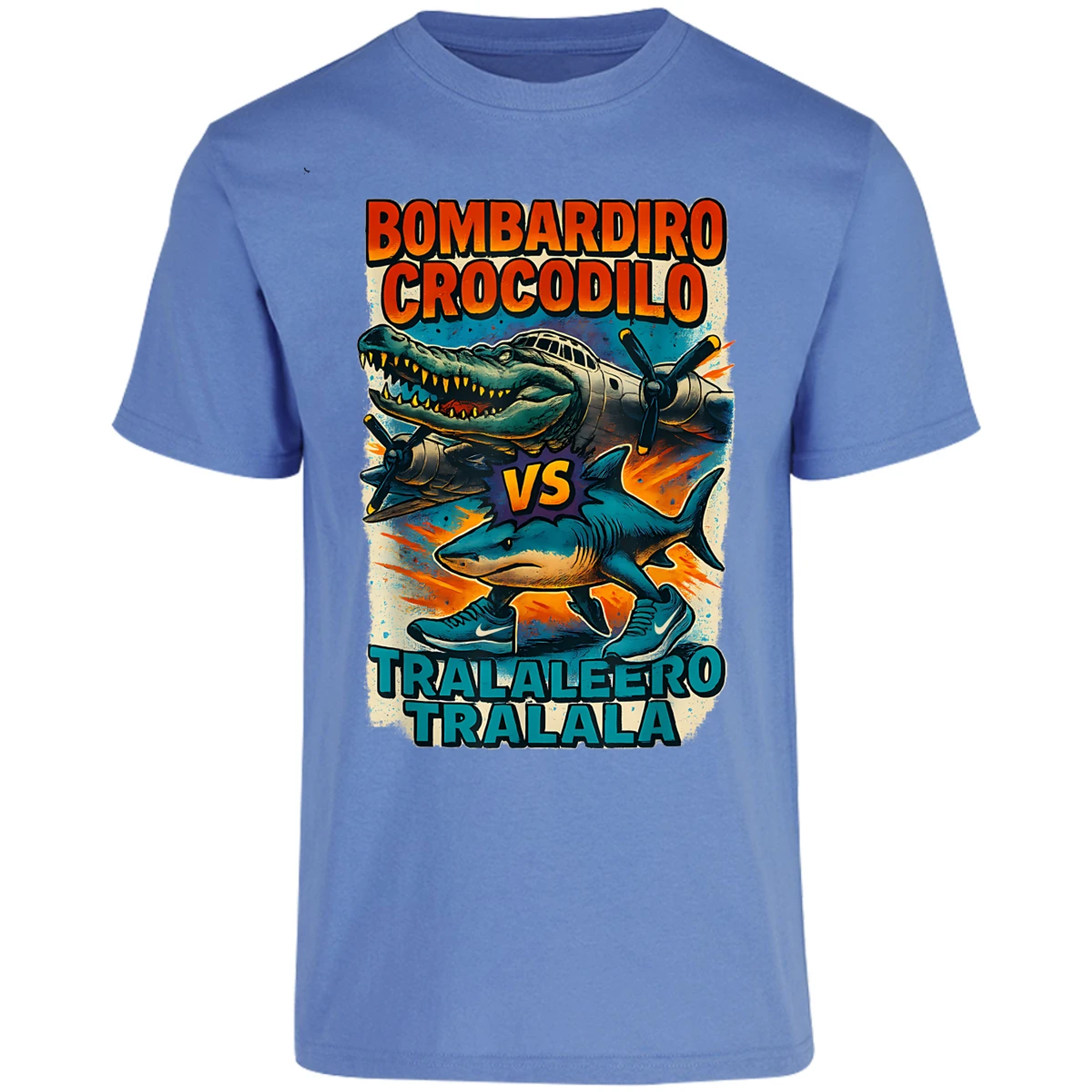 Playera Memes Bombardiro Y Tralalero Tralal para Adulto 9