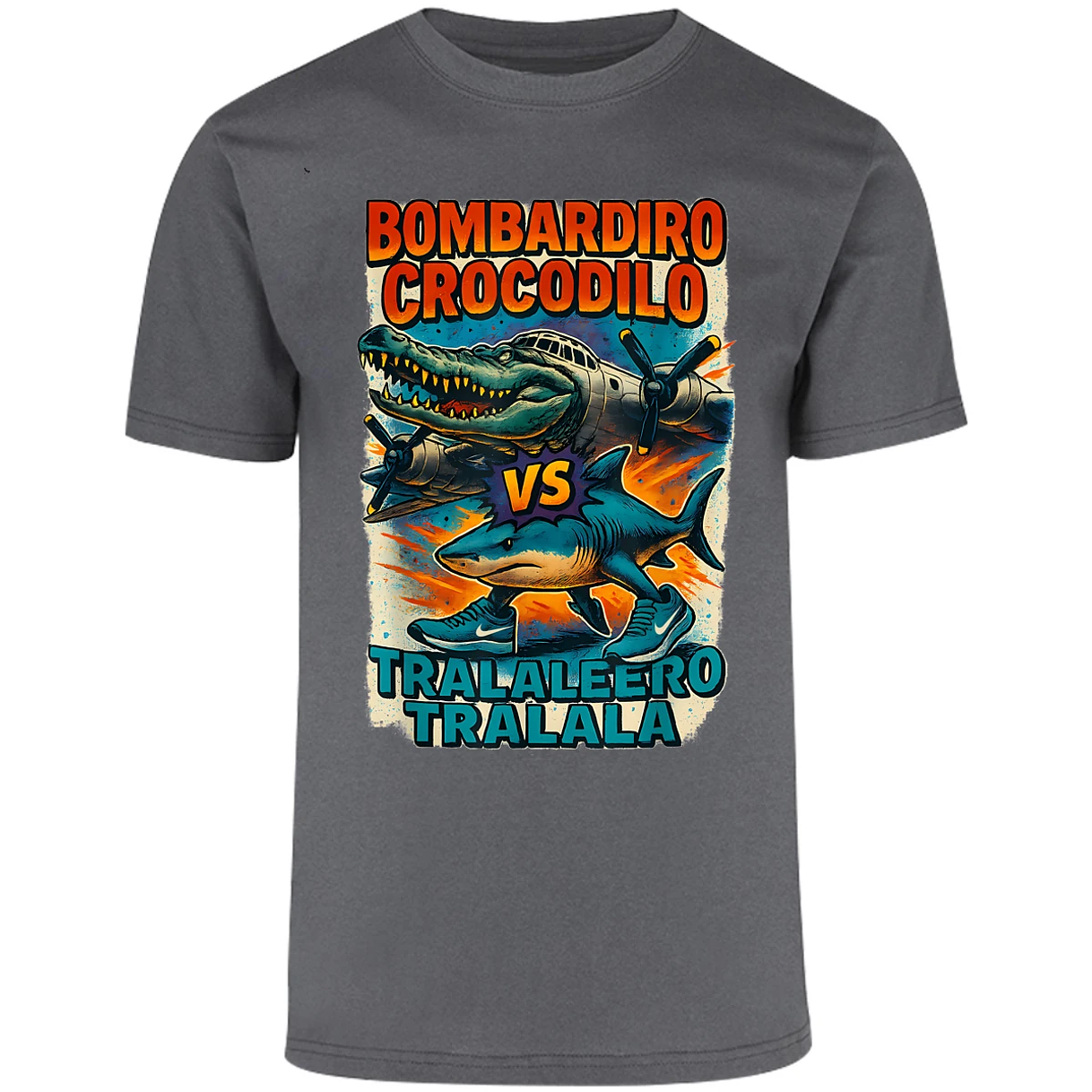 Playera Memes Bombardiro Y Tralalero Tralal para Adulto 8