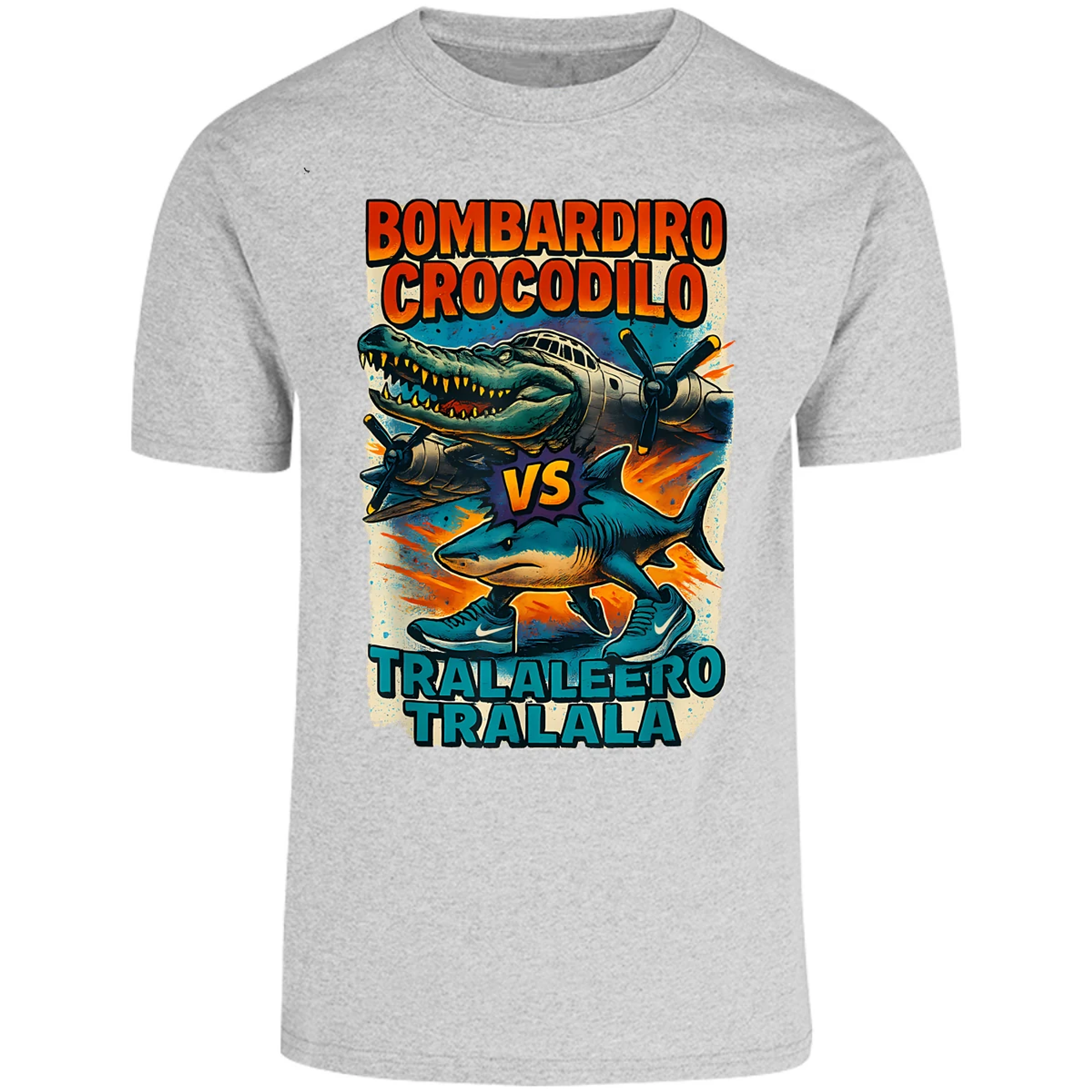 Playera Memes Bombardiro Y Tralalero Tralal para Adulto 5