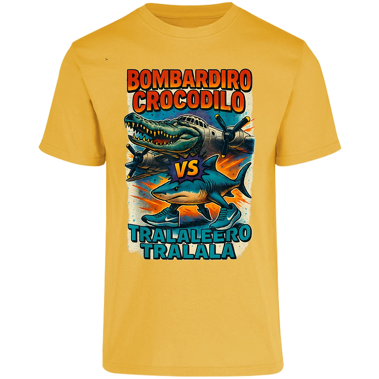 Playera Memes Bombardiro Y Tralalero Tralal para Adulto 10