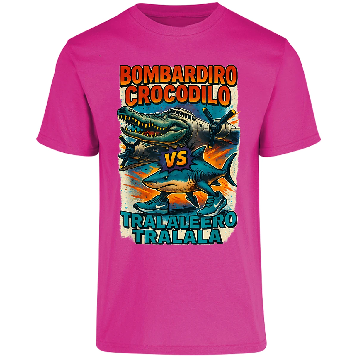 Playera Memes Bombardiro Y Tralalero Tralal para Adulto 23