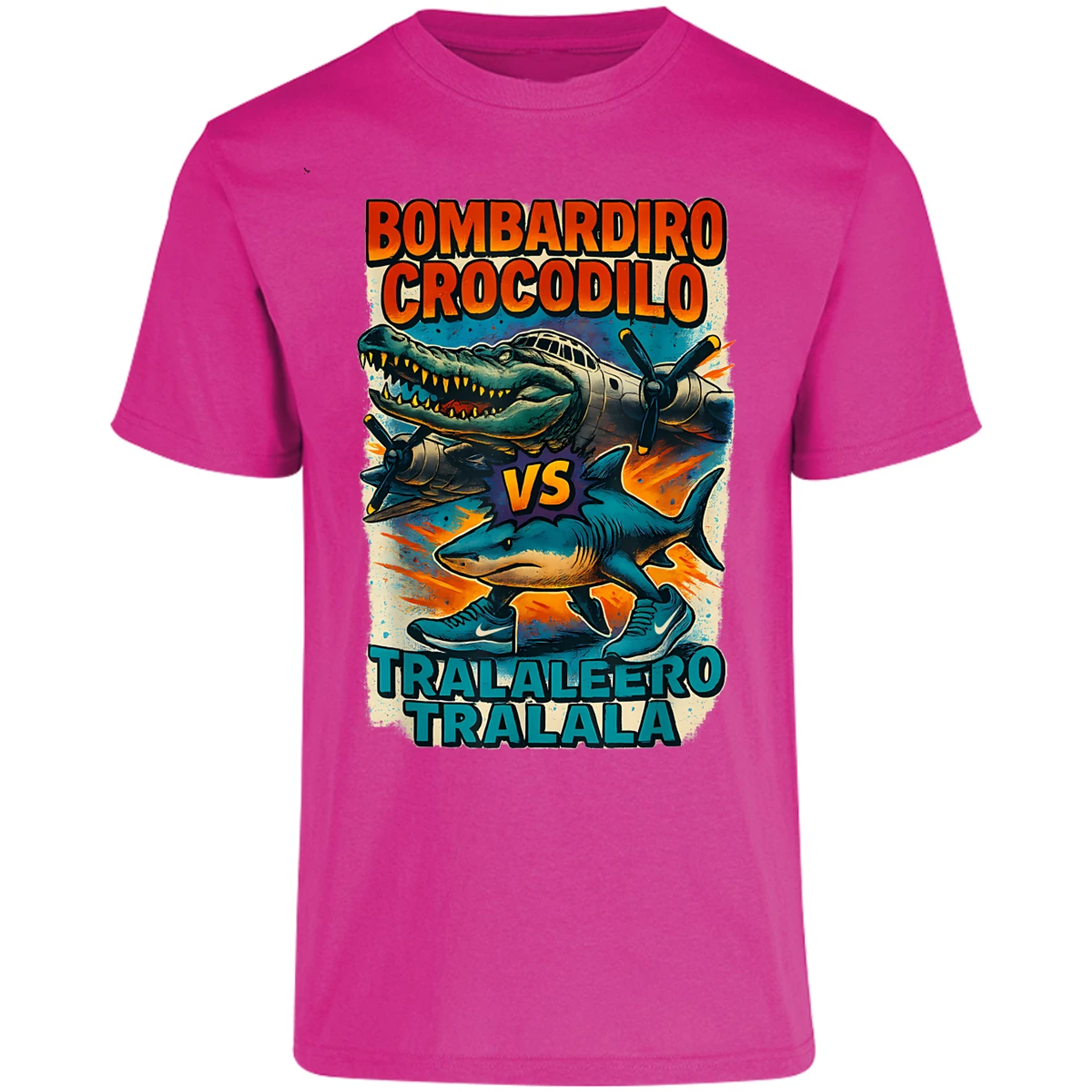 Playera Memes Bombardiro Y Tralalero Tralal para Adulto 23