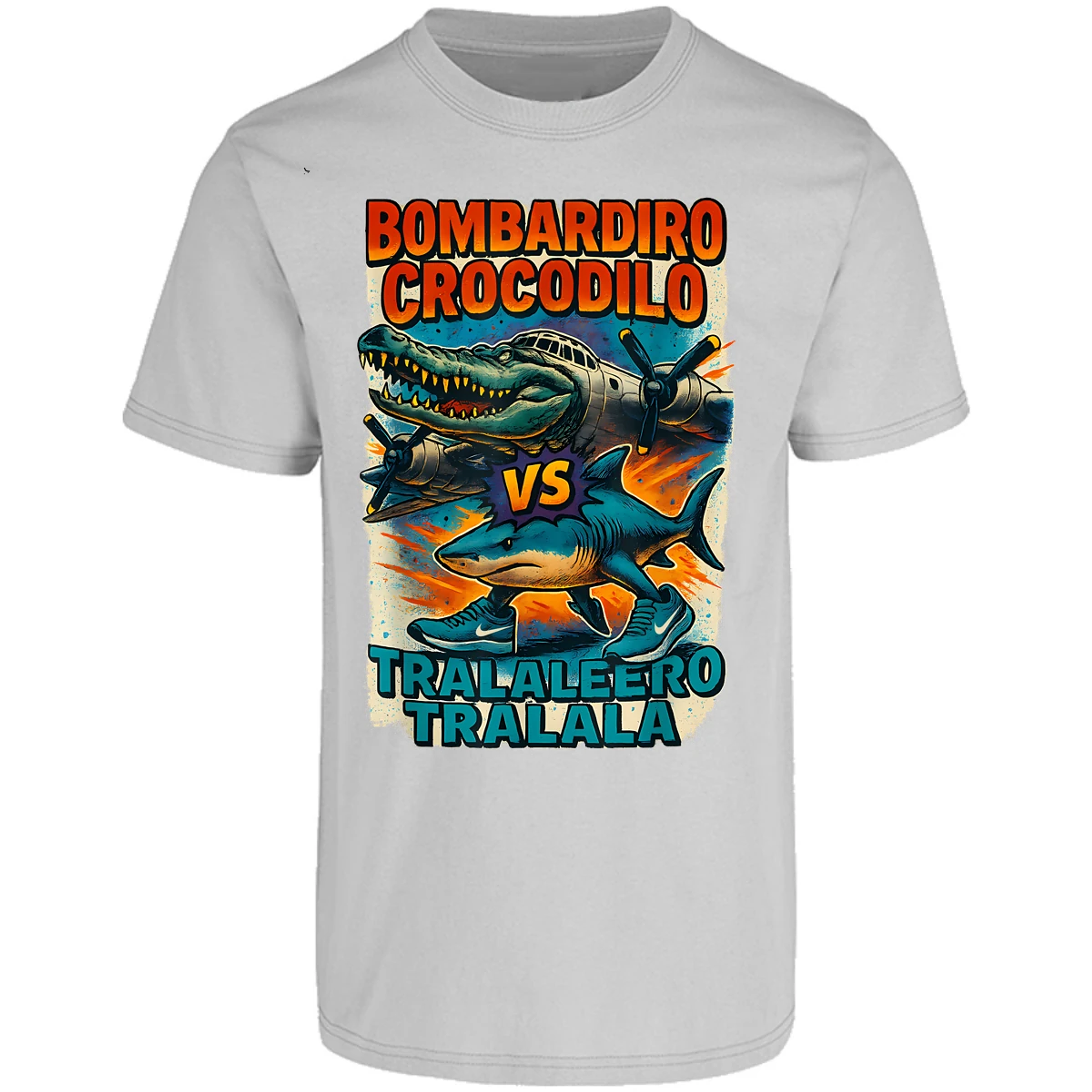 Playera Memes Bombardiro Y Tralalero Tralal para Adulto 12
