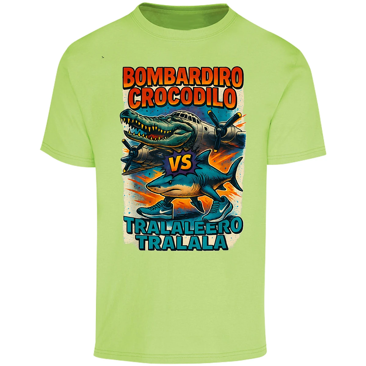Playera Memes Bombardiro Y Tralalero Tralal para Adulto 14