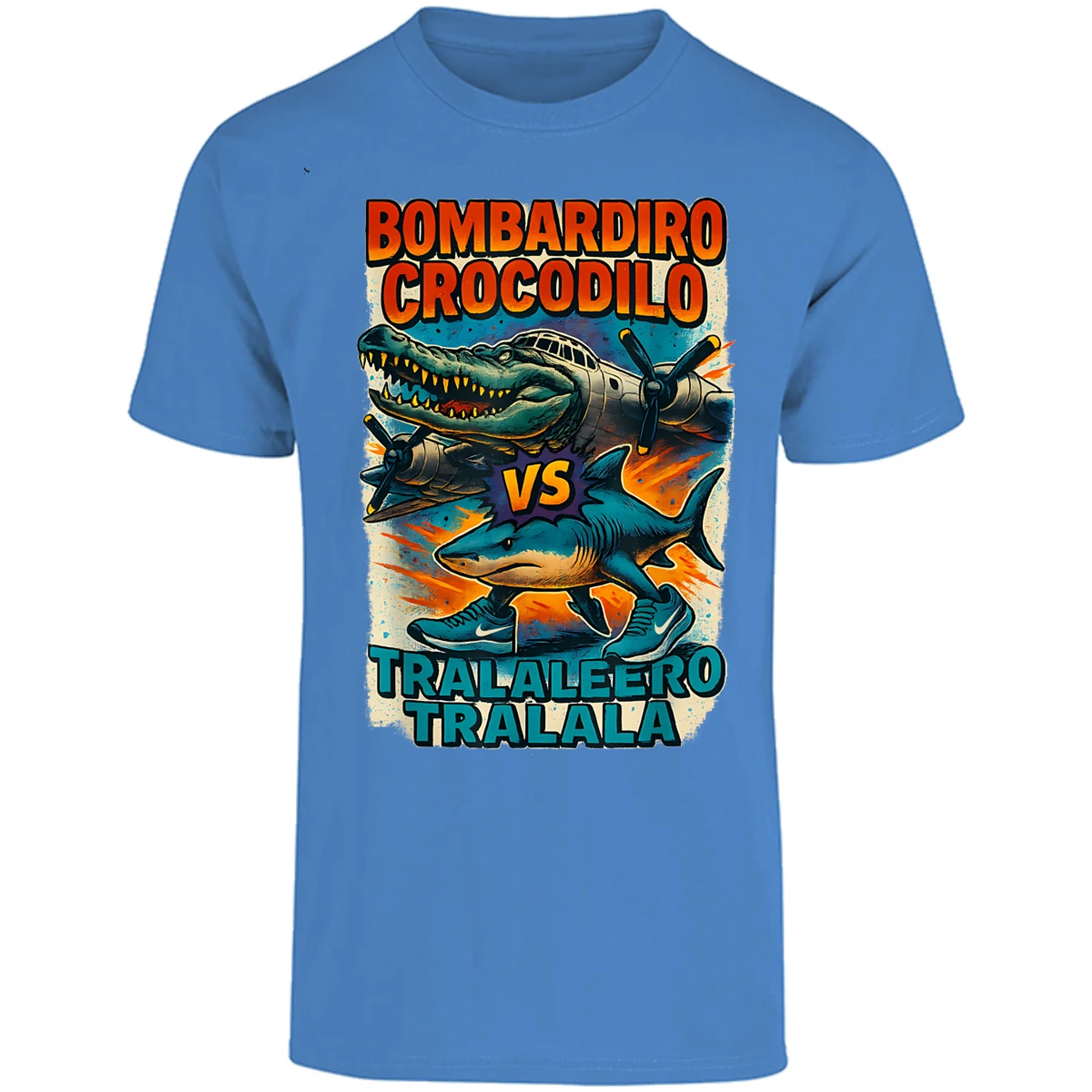 Playera Memes Bombardiro Y Tralalero Tralal para Adulto 18