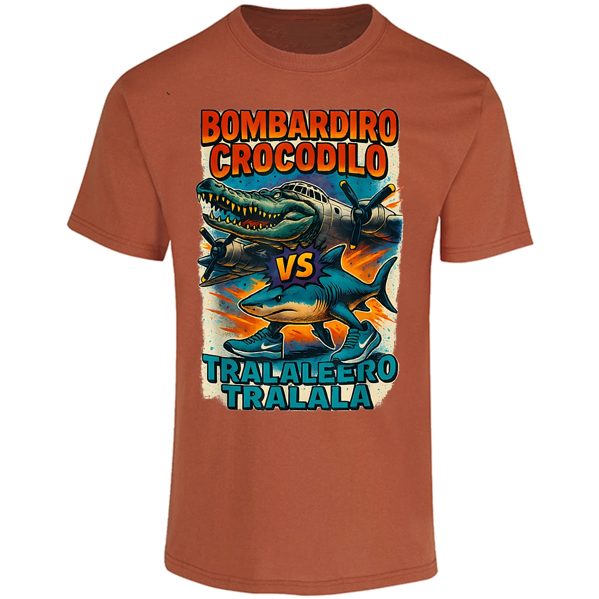 Playera Memes Bombardiro Y Tralalero Tralal para Adulto 21