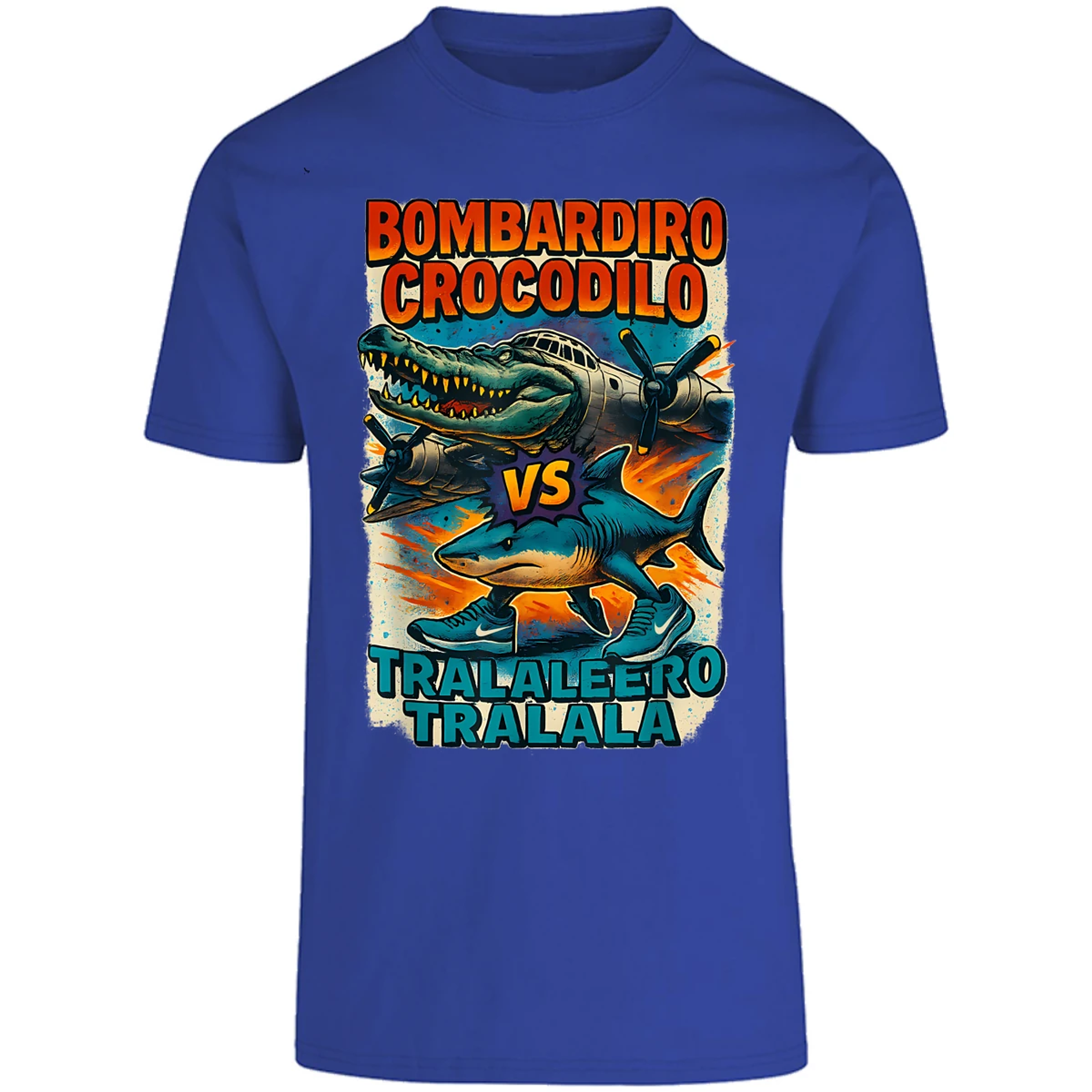 Playera Memes Bombardiro Y Tralalero Tralal para Adulto 24