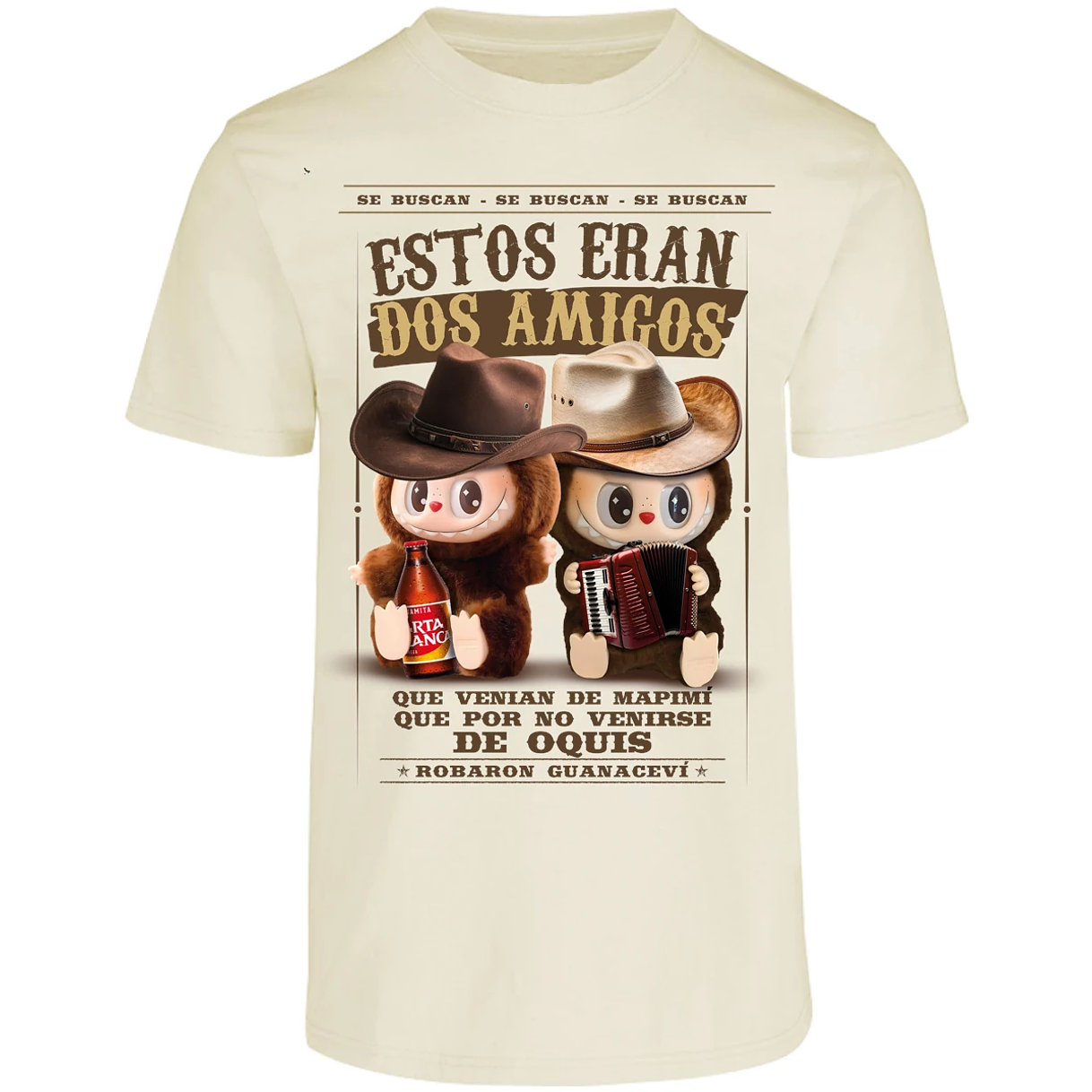 Playera Labubu Labubus Norteos 2 Amigos para Adulto 30