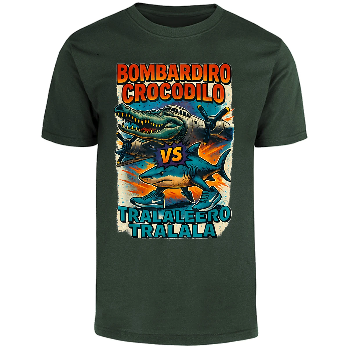 Playera Memes Bombardiro Y Tralalero Tralal para Adulto 27