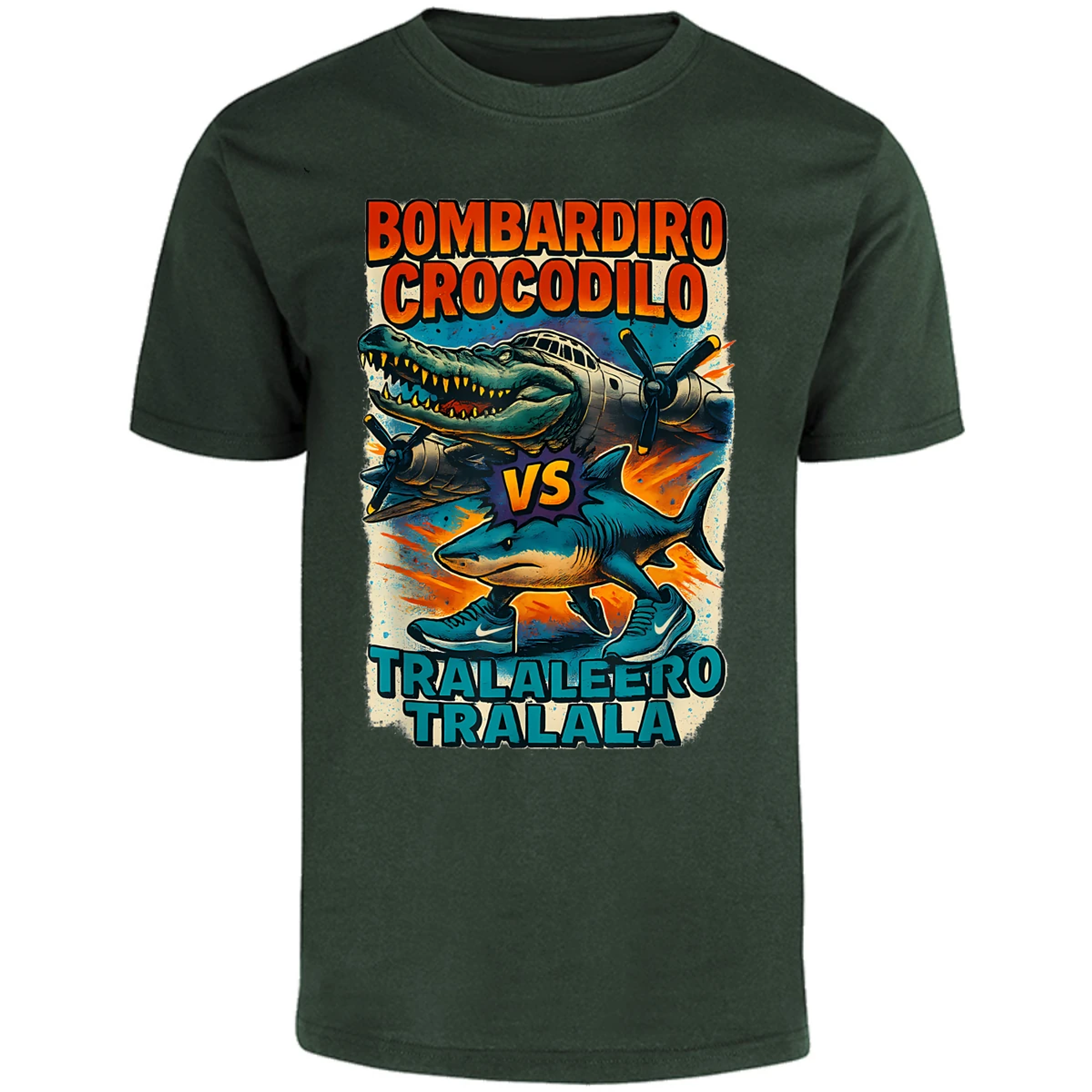 Playera Memes Bombardiro Y Tralalero Tralal para Adulto 27