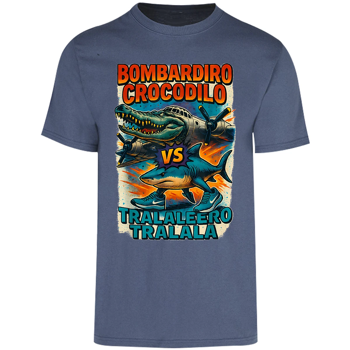 Playera Memes Bombardiro Y Tralalero Tralal para Adulto 29