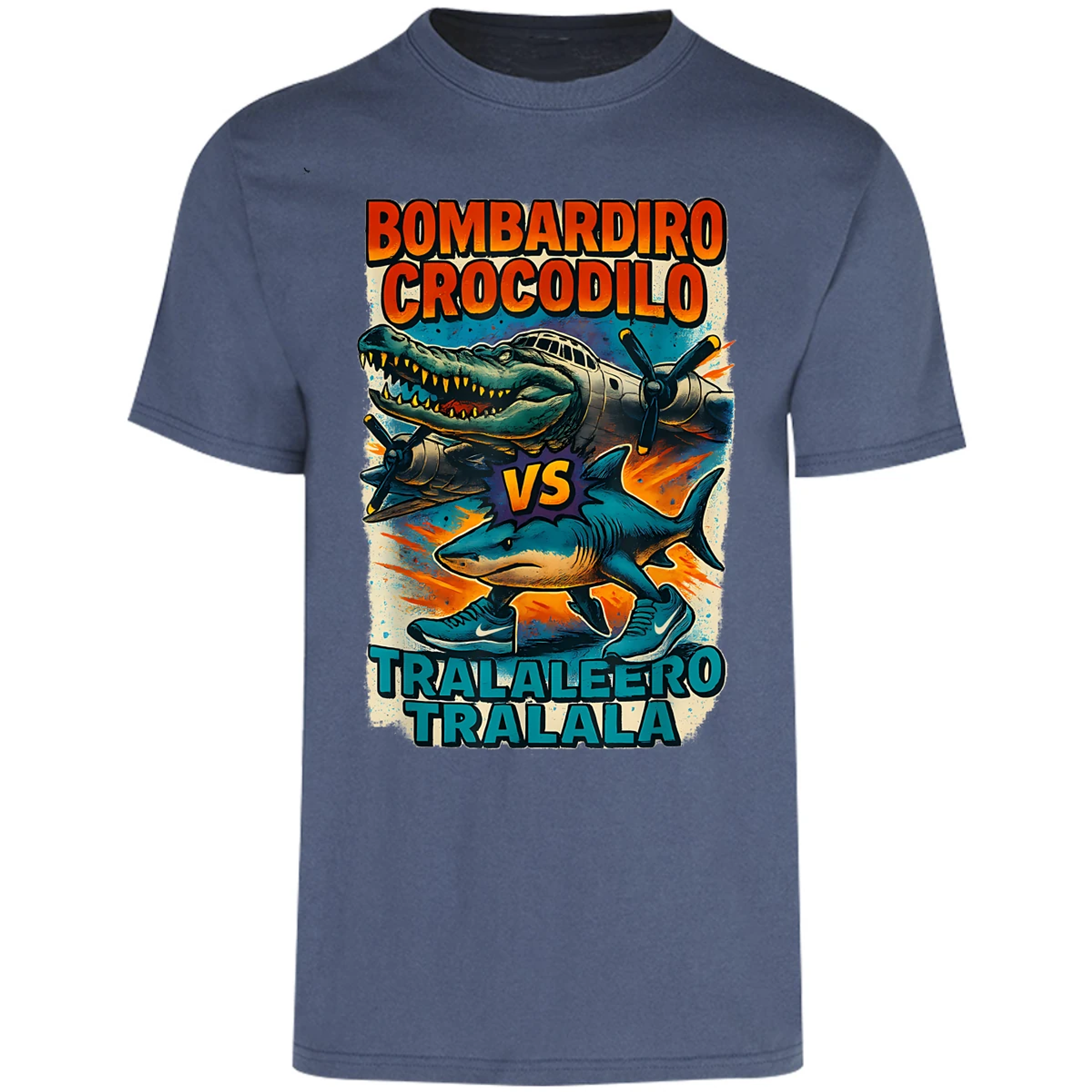 Playera Memes Bombardiro Y Tralalero Tralal para Adulto 29