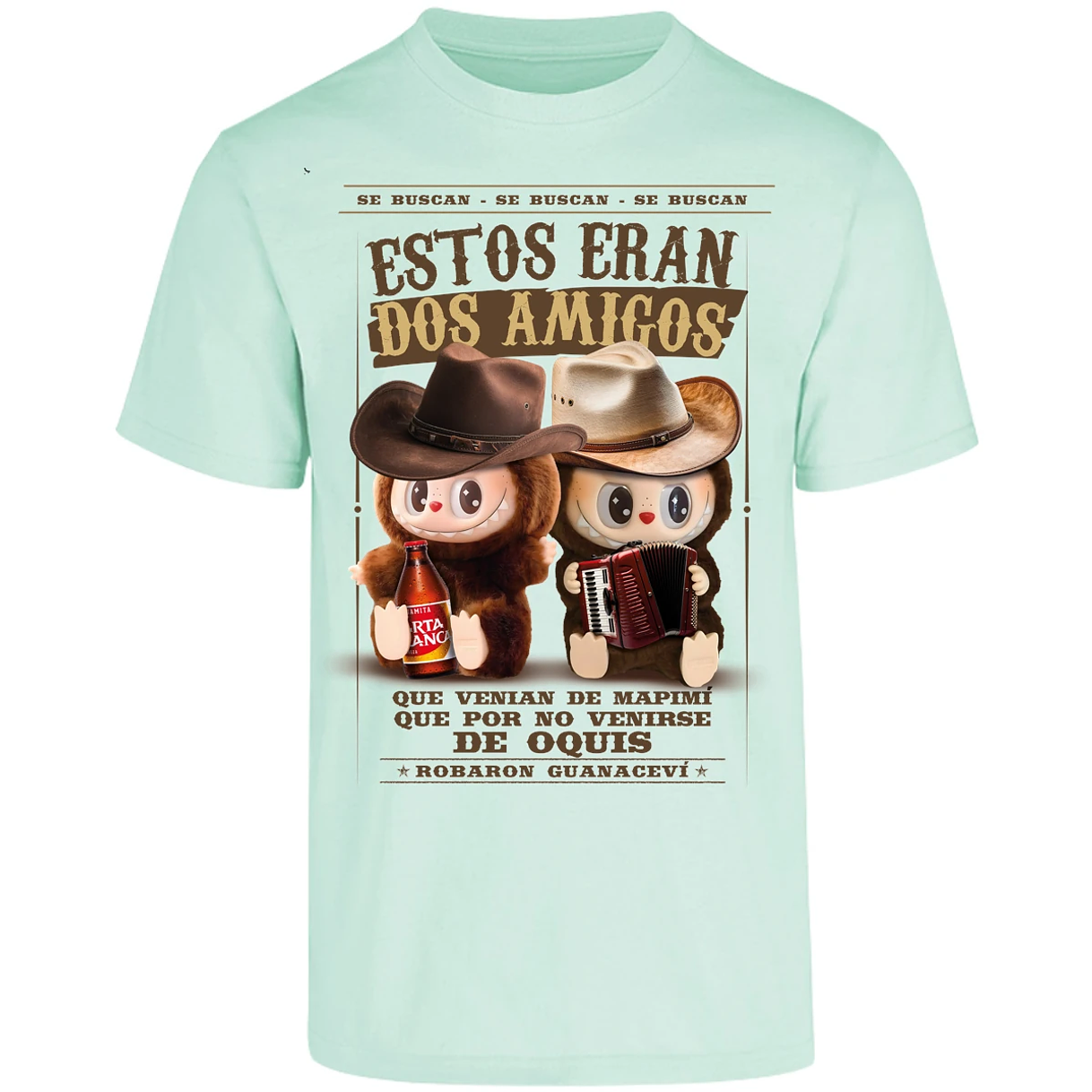 Playera Labubu Labubus Norteos 2 Amigos para Adulto 11