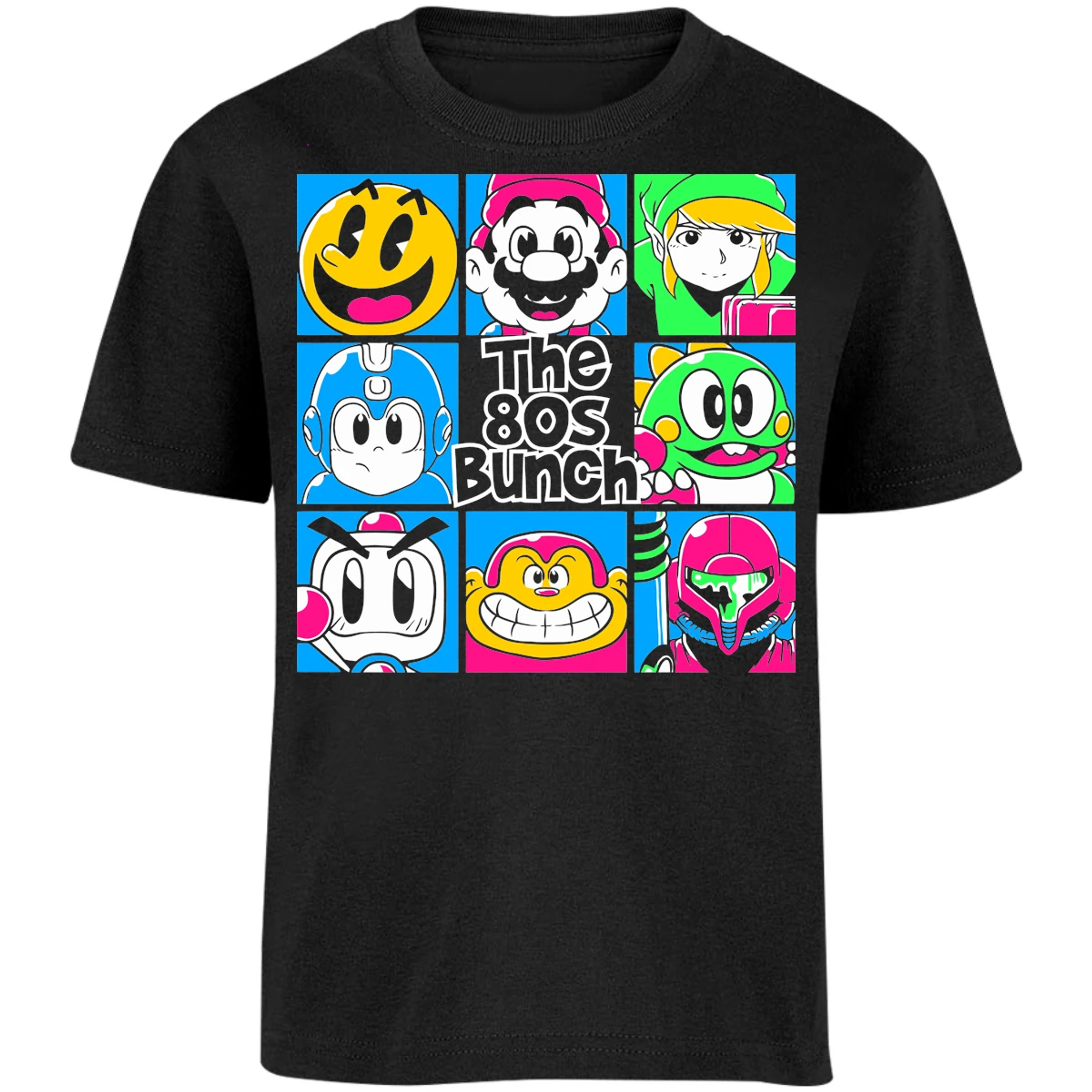 Playera Mario Bros Personajes Gamer Retro para Niño 1