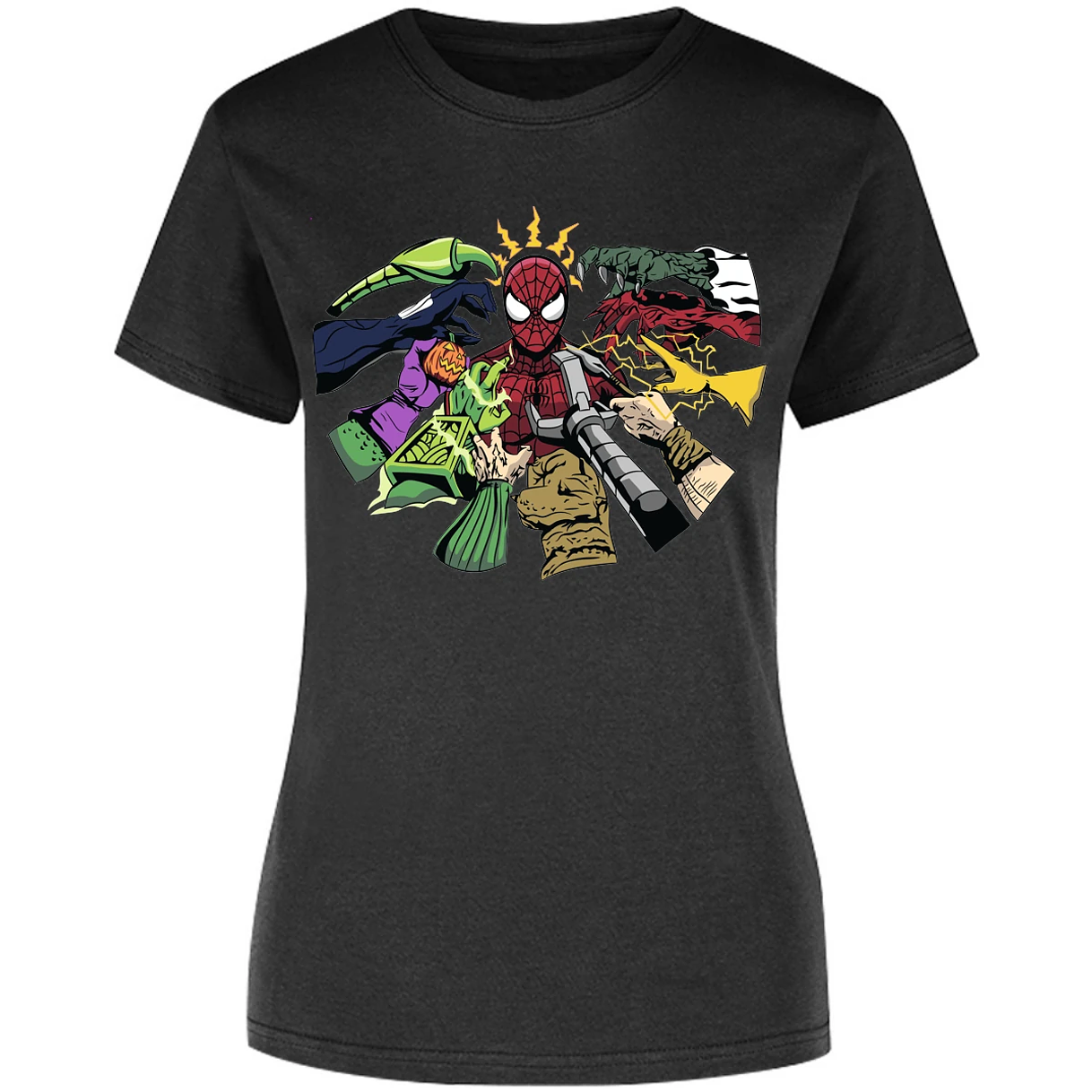 Blusa Marvel Spiderman Manos Villanas Blusa para Mujer 9