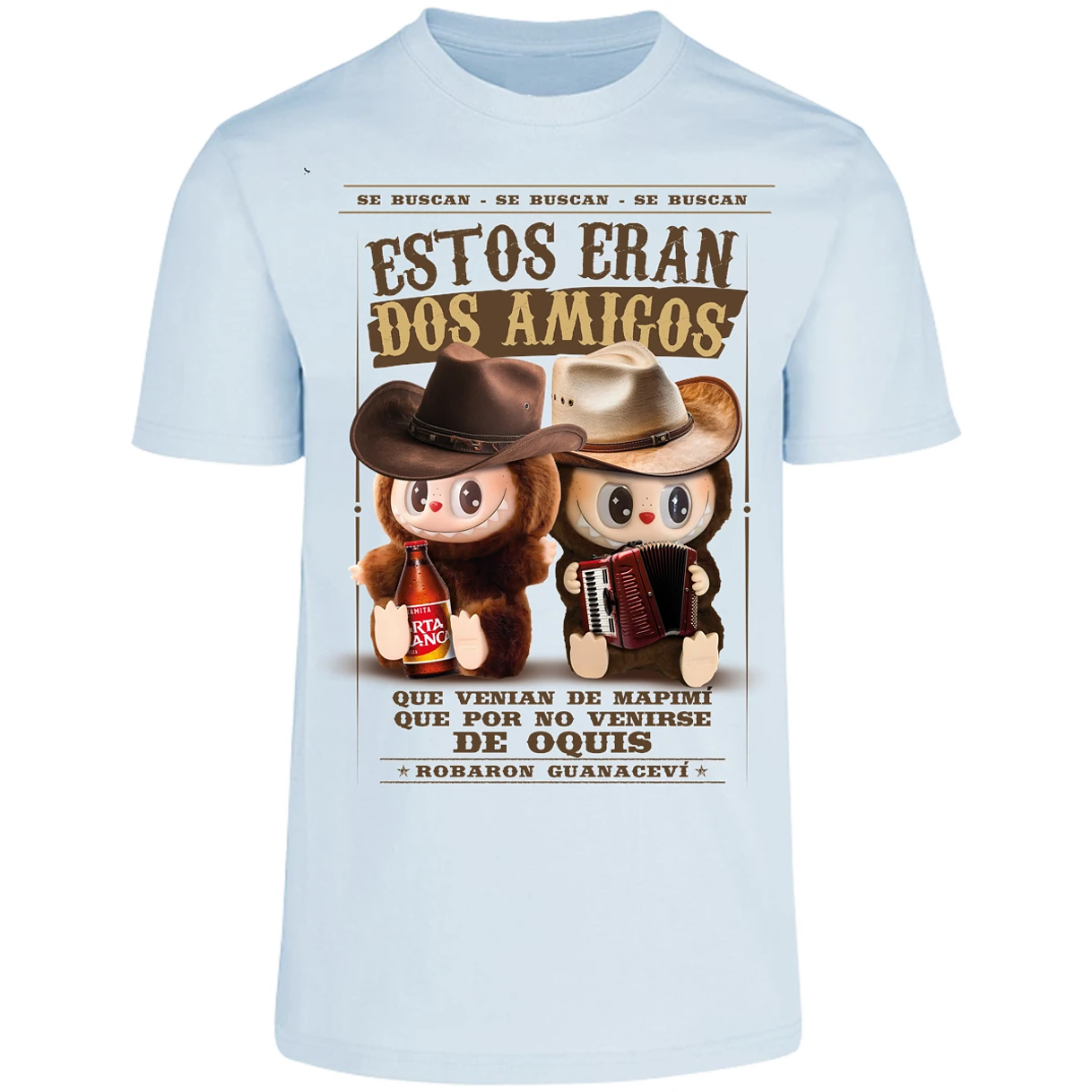 Playera Labubu Labubus Norteos 2 Amigos para Adulto 10