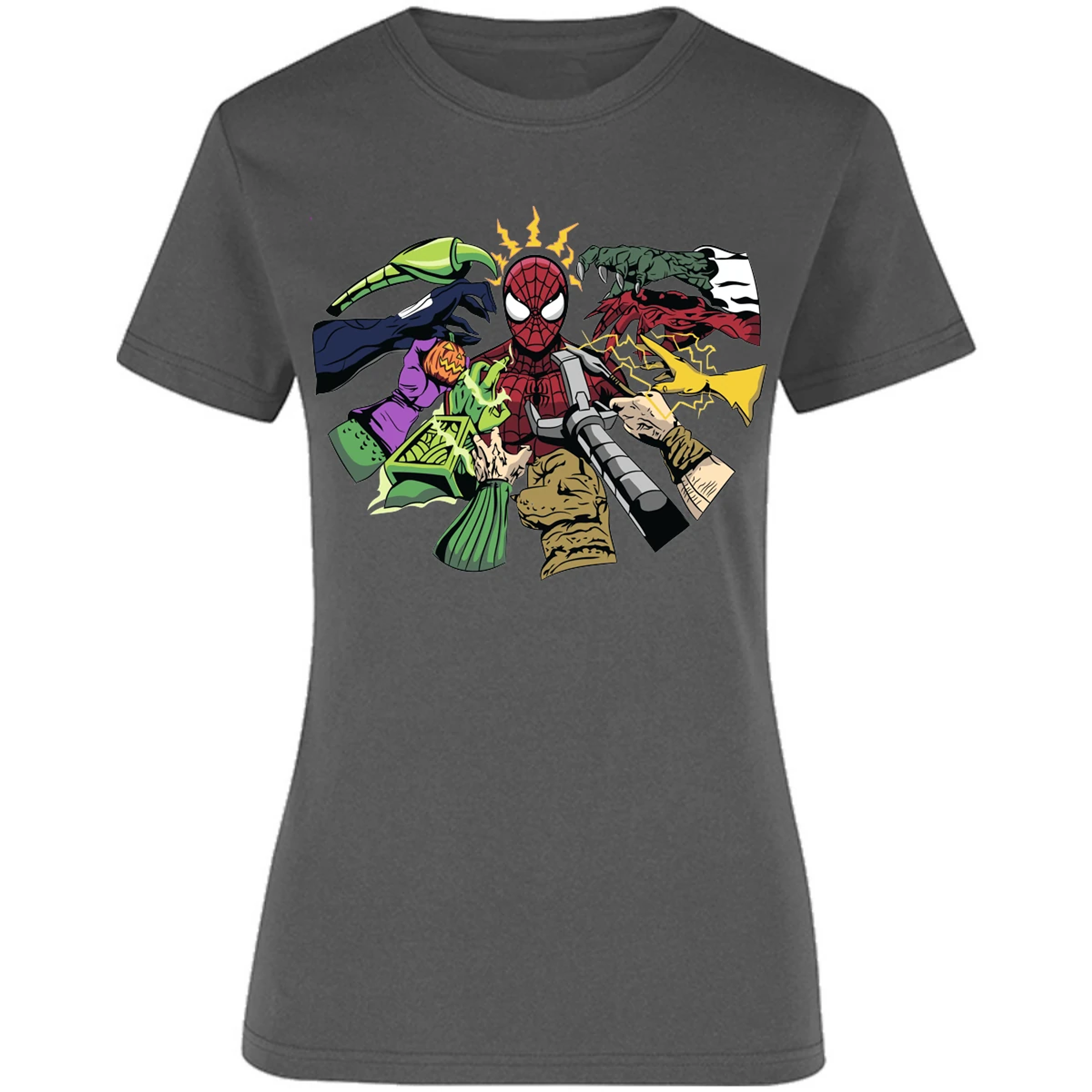 Blusa Marvel Spiderman Manos Villanas Blusa para Mujer 8