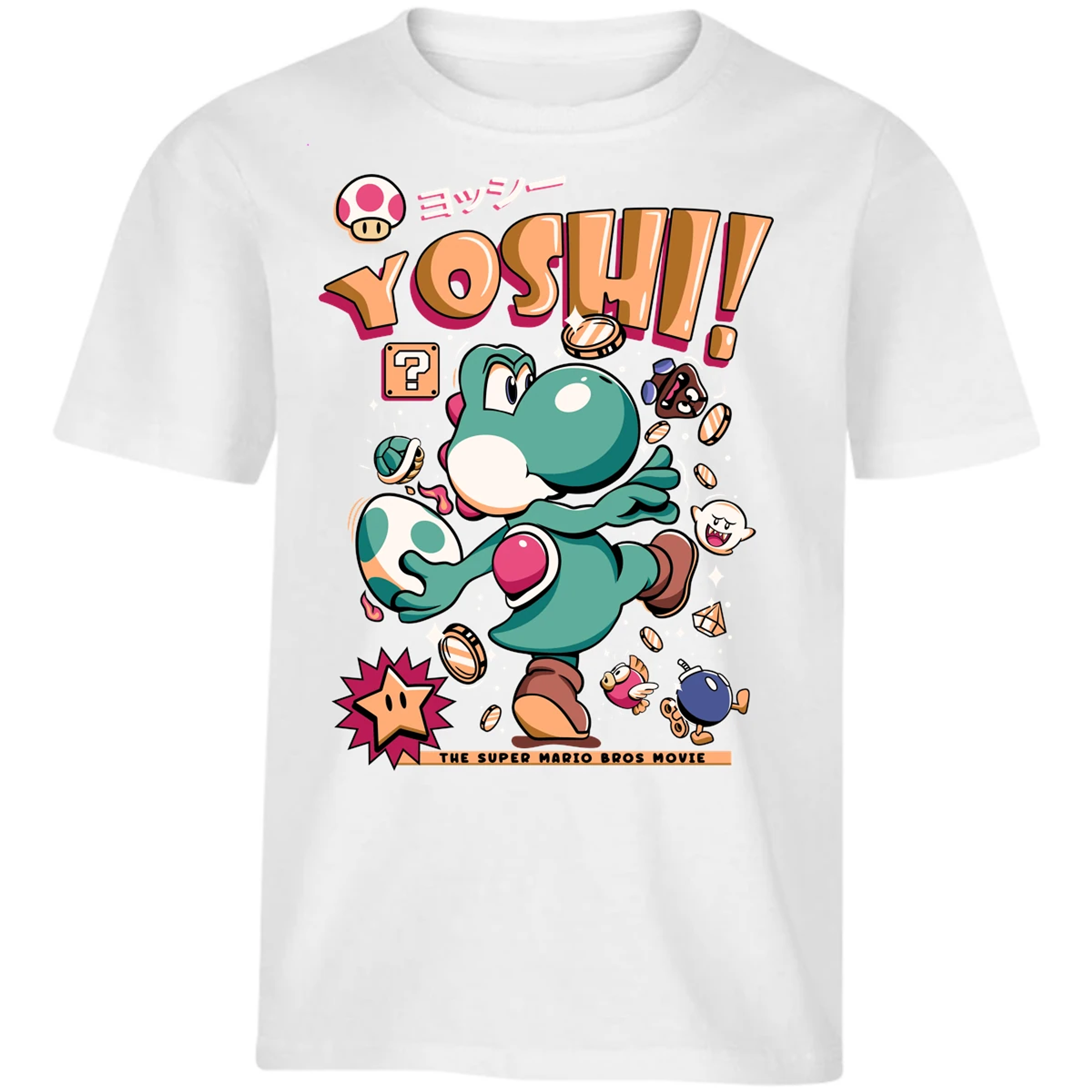 Playera Mario Bros Yoshi Tee para Niño 10