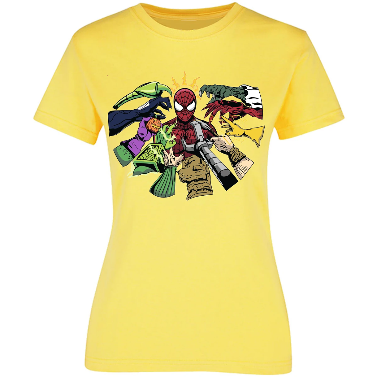 Blusa Marvel Spiderman Manos Villanas Blusa para Mujer 1